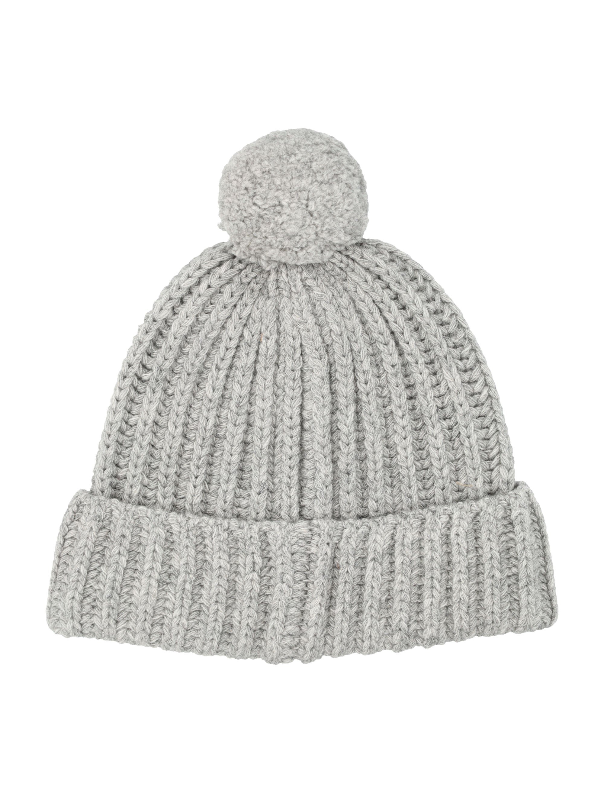 POLO RALPH LAUREN Wool-Blend Pom-Pom Beanie with Iconic Embroidery