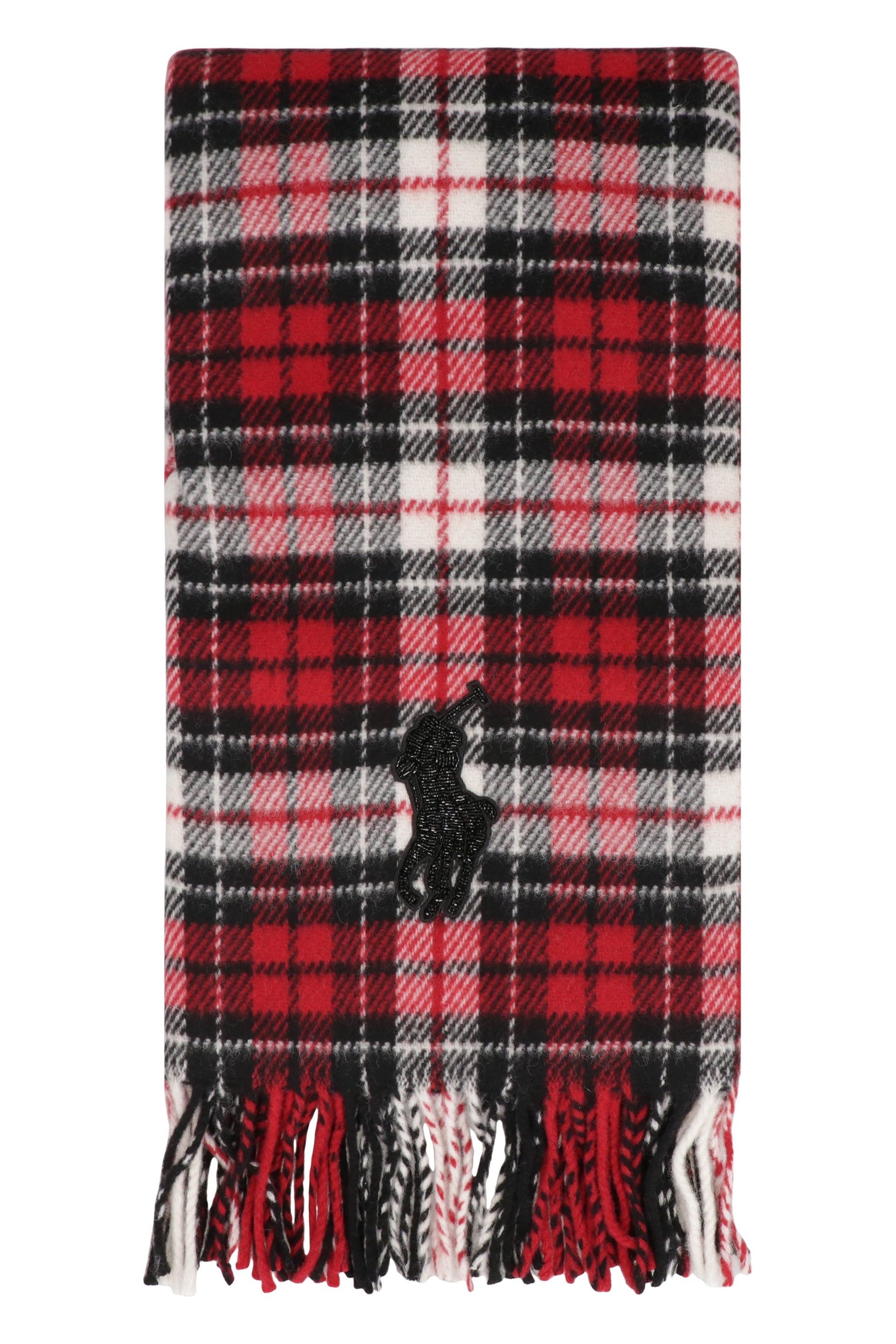 POLO RALPH LAUREN Wool Scarf with Beads - 51x213.5 cm