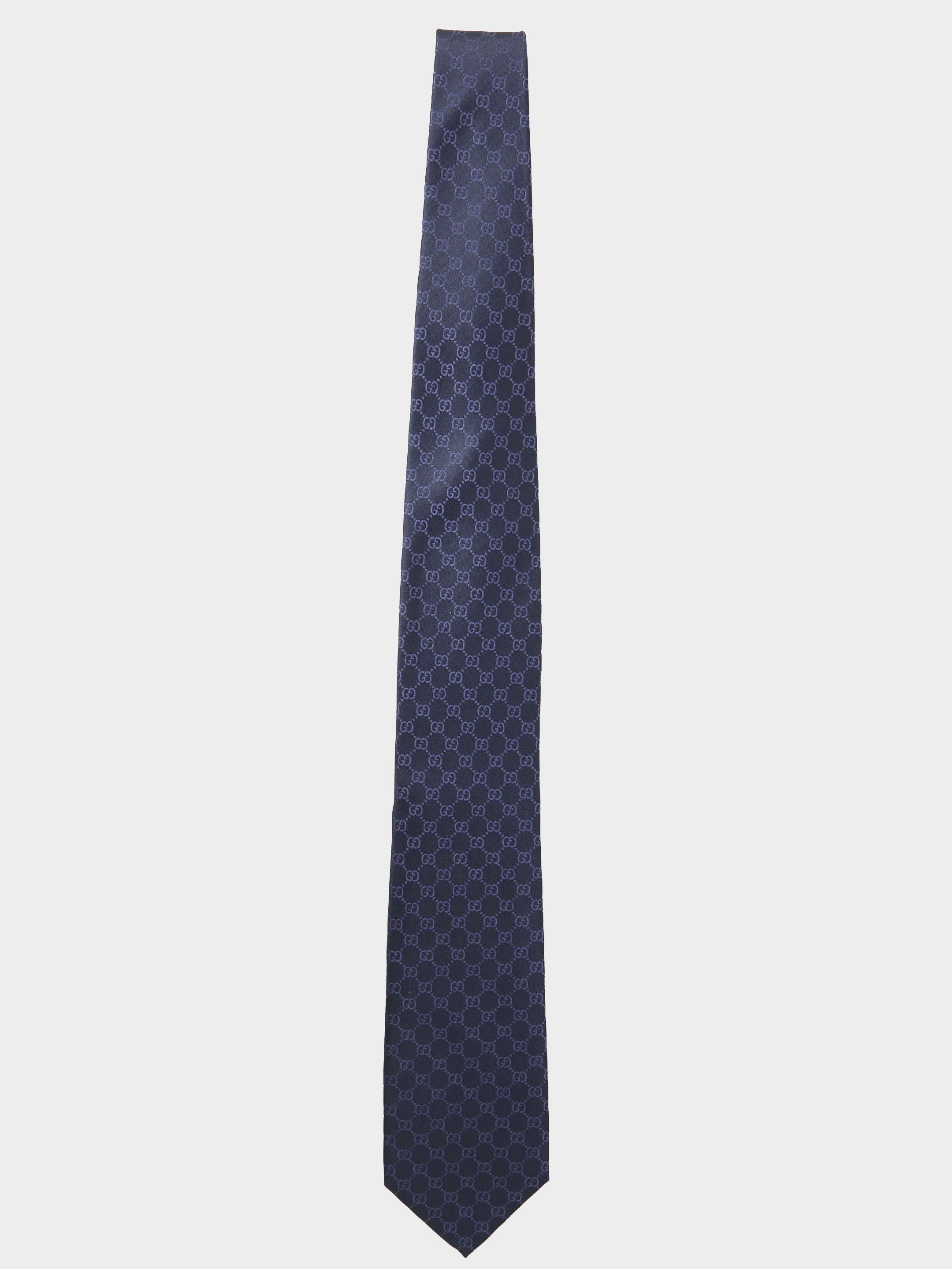 GUCCI Handmade Jacquard Silk Tie - 146X8CM