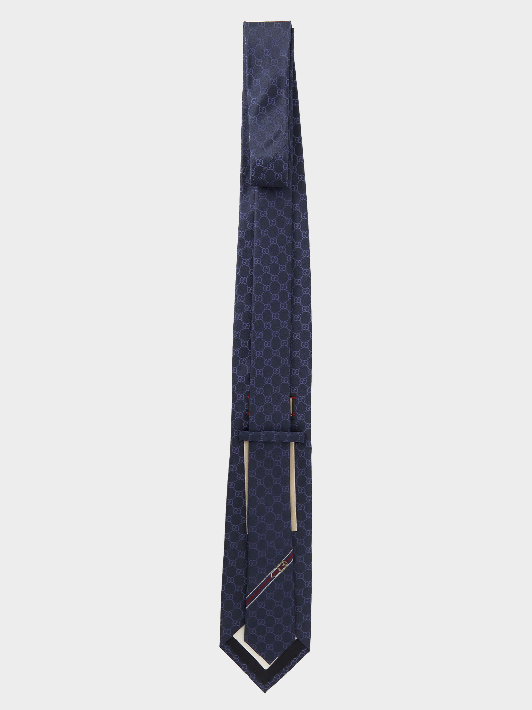GUCCI Handmade Jacquard Silk Tie - 146X8CM