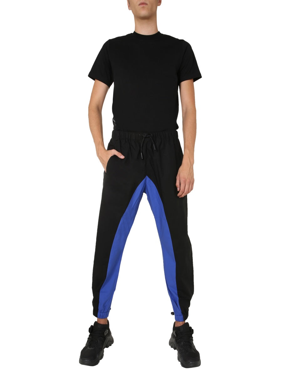 MARCELO BURLON Men's Jogging Pants with Elastic Waist