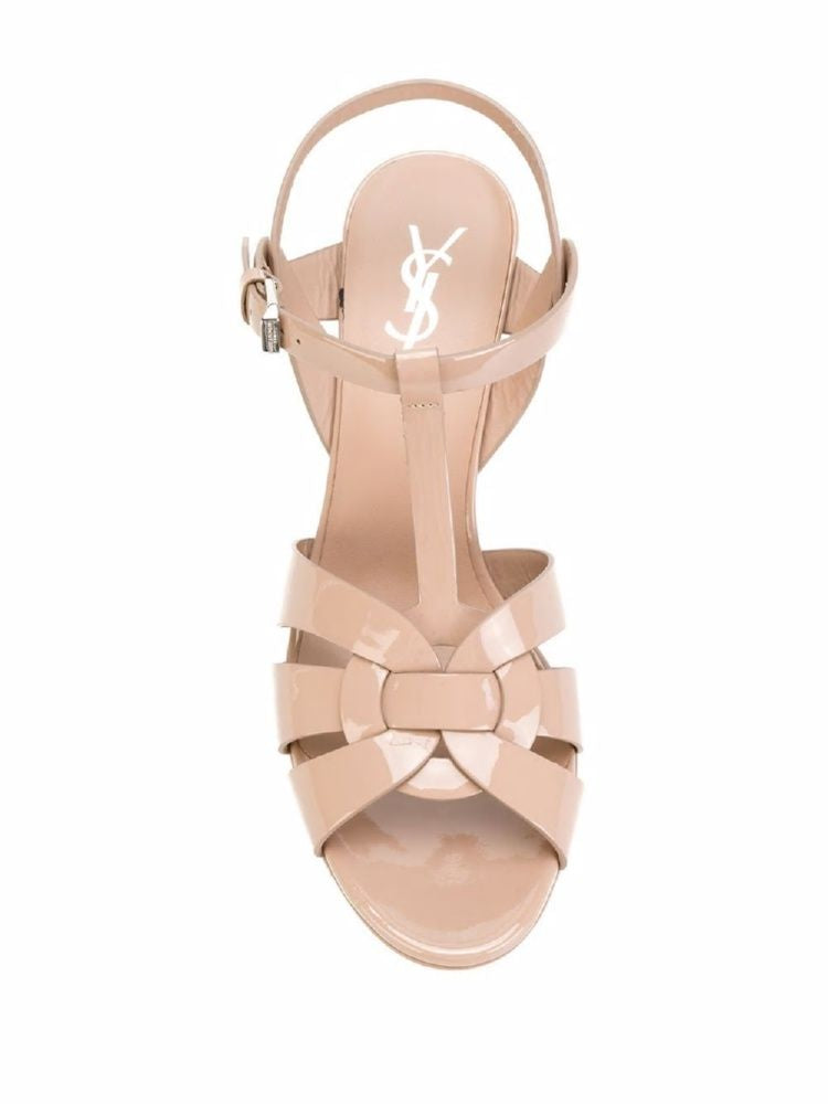 SAINT LAURENT Women’s Tribute Mini Heeled Sandals