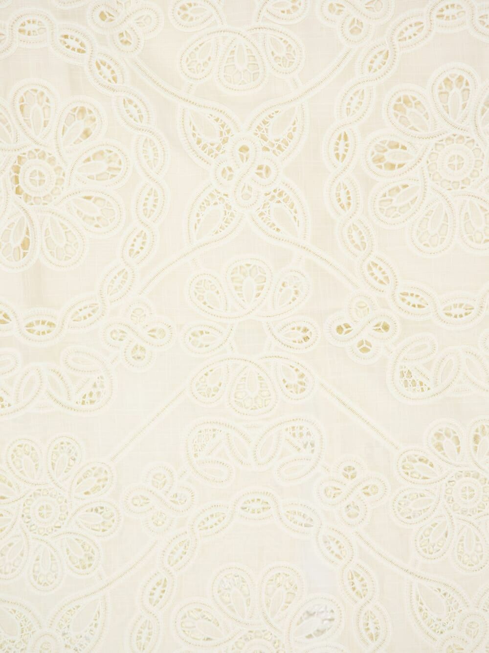 ZIMMERMANN Embroidered Mini Dress with Adjustable Tie Straps