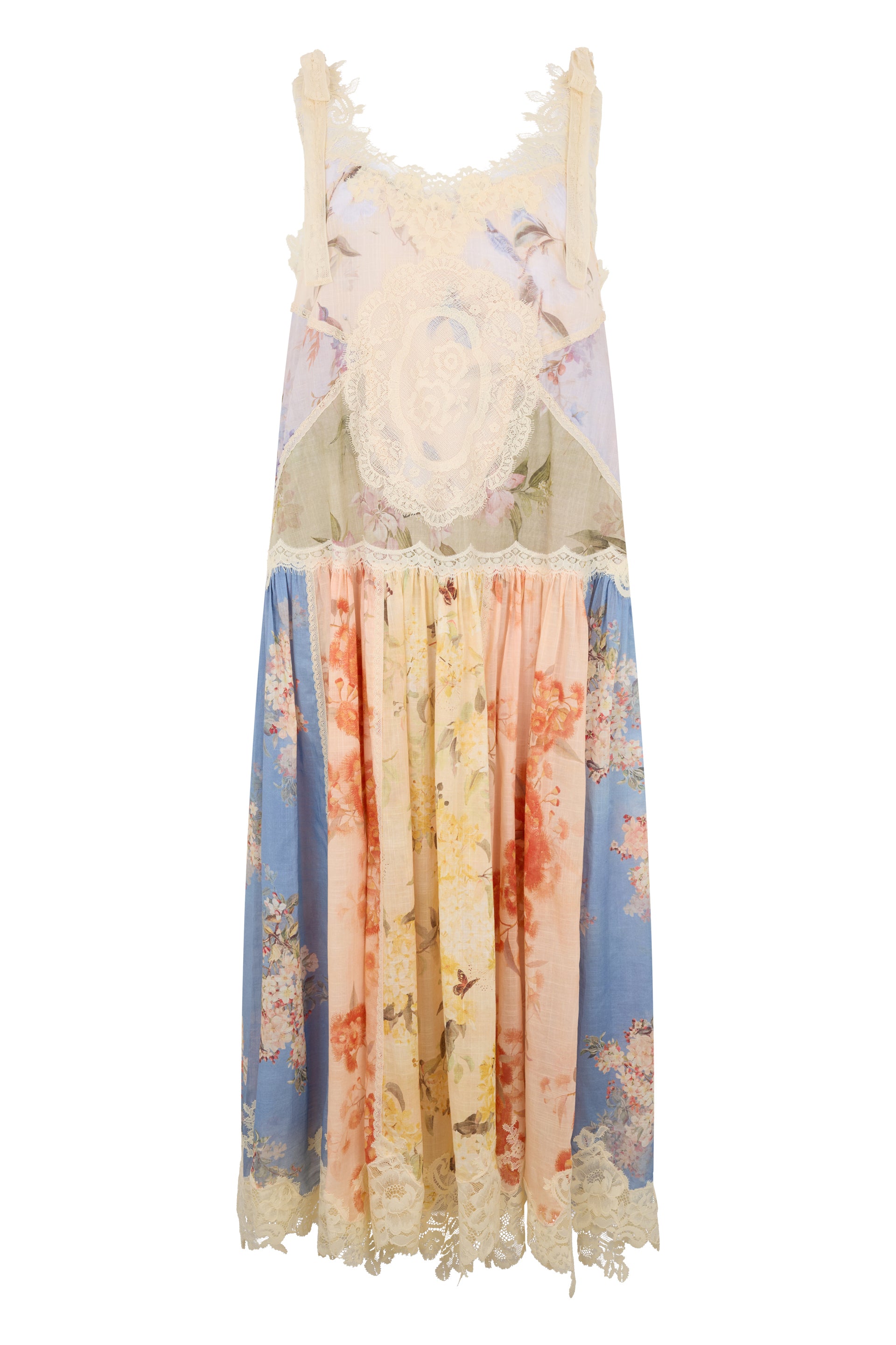 ZIMMERMANN Cascadian Mini Printed Dress