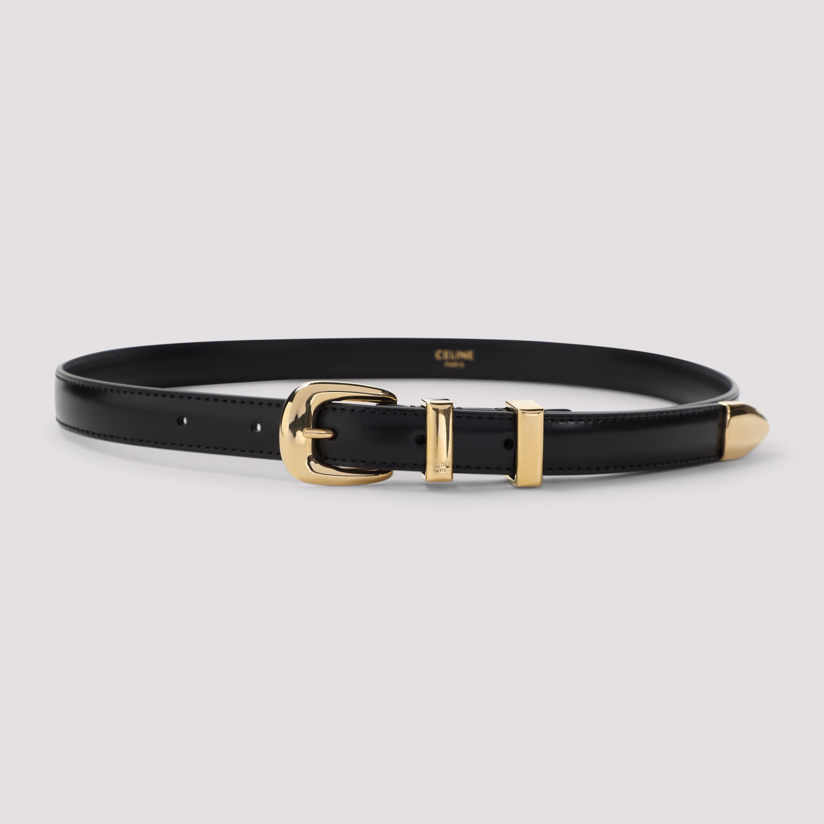 CELINE Mini Leather 18mm Belt