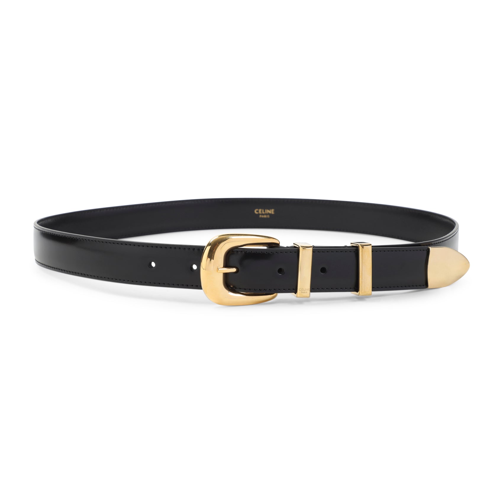 CELINE Medium 25MM 100% Leather Belt