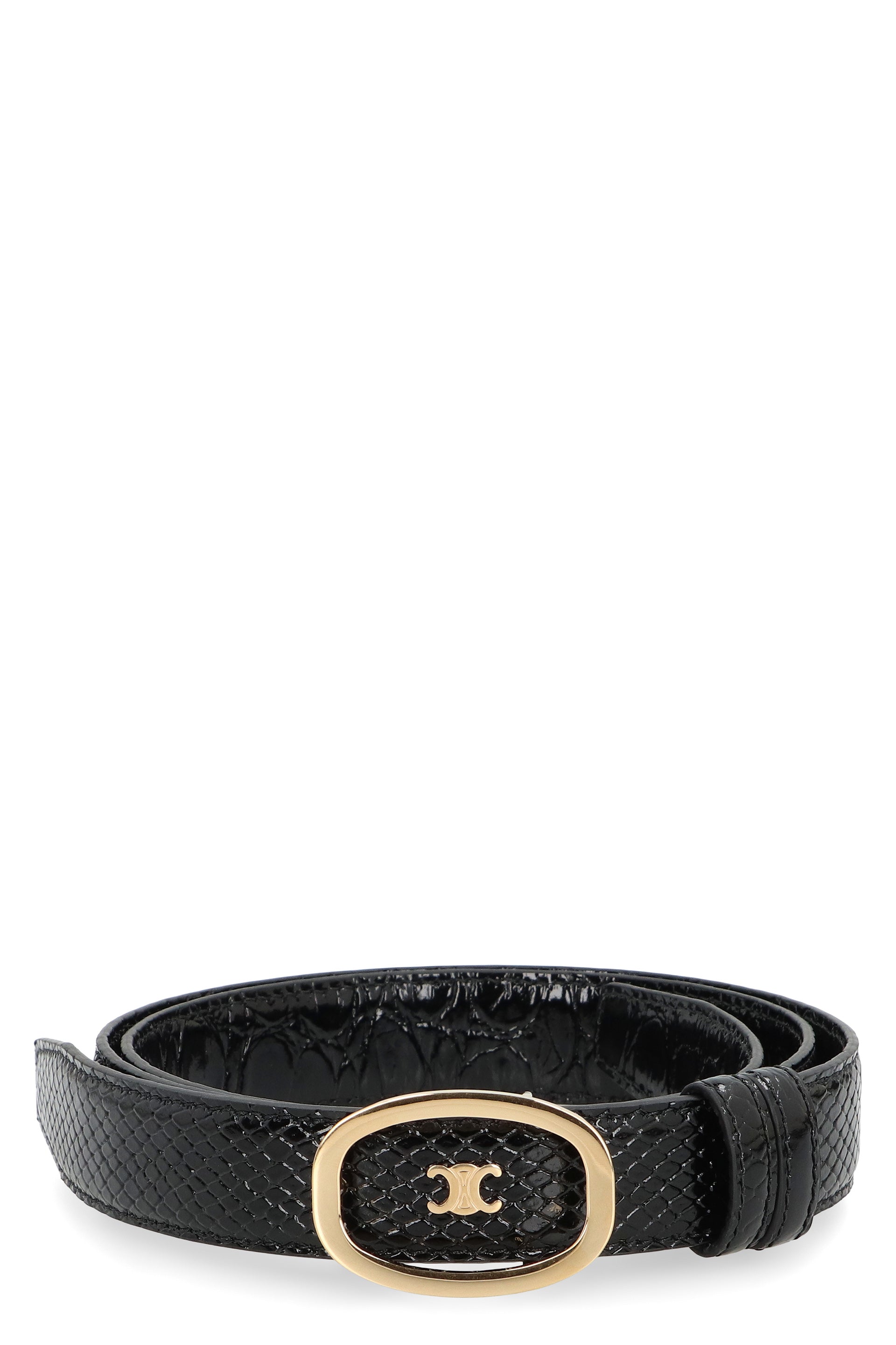 CELINE Medium Reversible Leather Belt