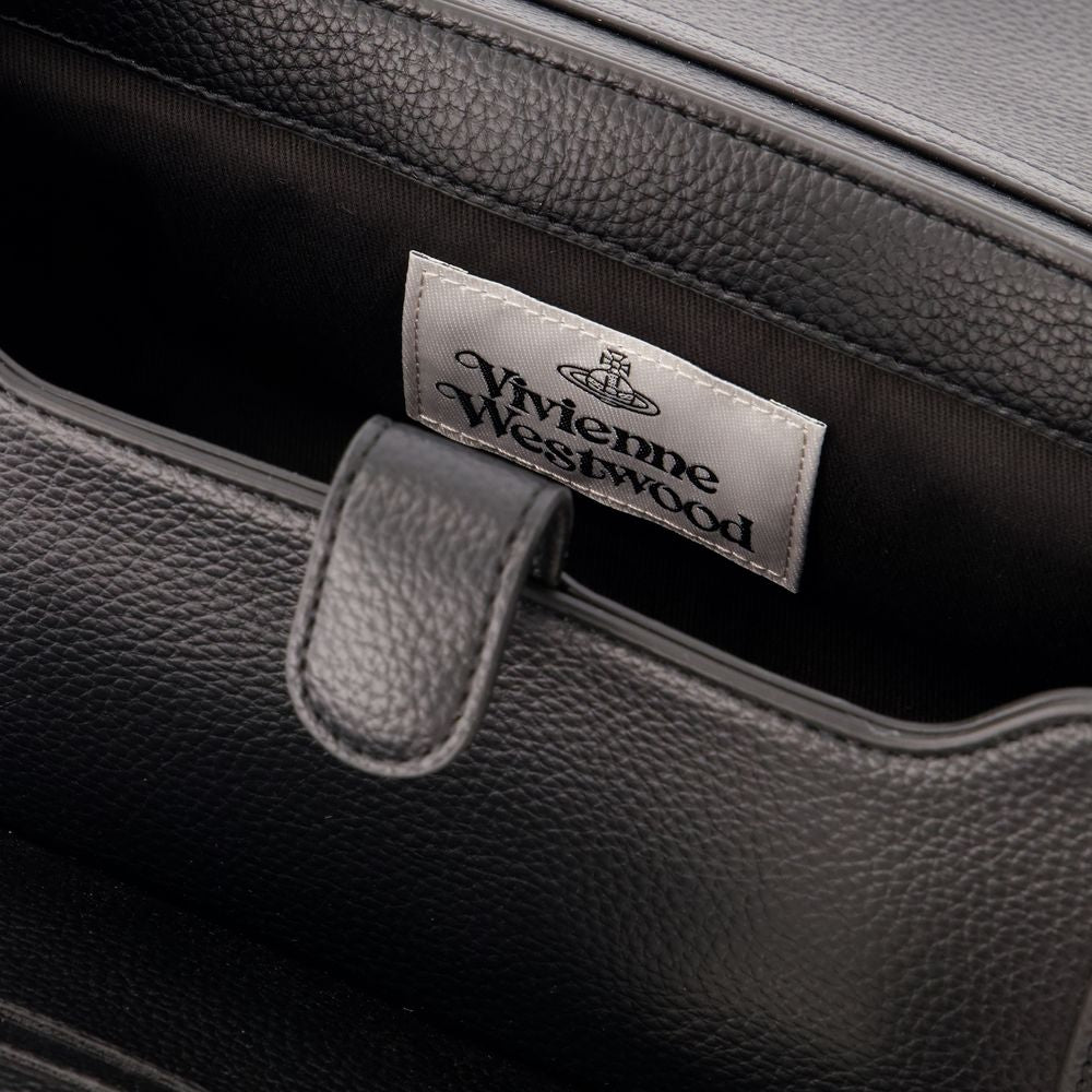 VIVIENNE WESTWOOD Medium Smooth Shoulder Bag with Removable Strap