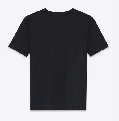 SAINT LAURENT Lightweight Cotton Crew Neck T-Shirt for Women