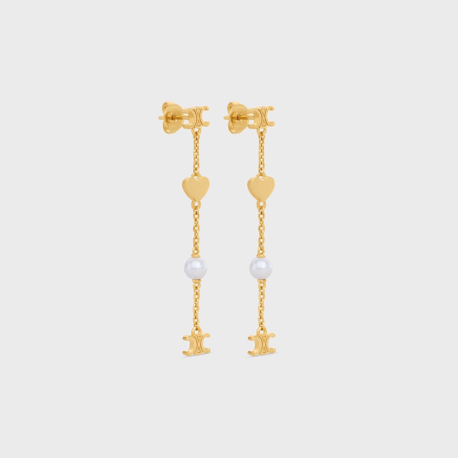CELINE Charming Coeur Mini Earrings