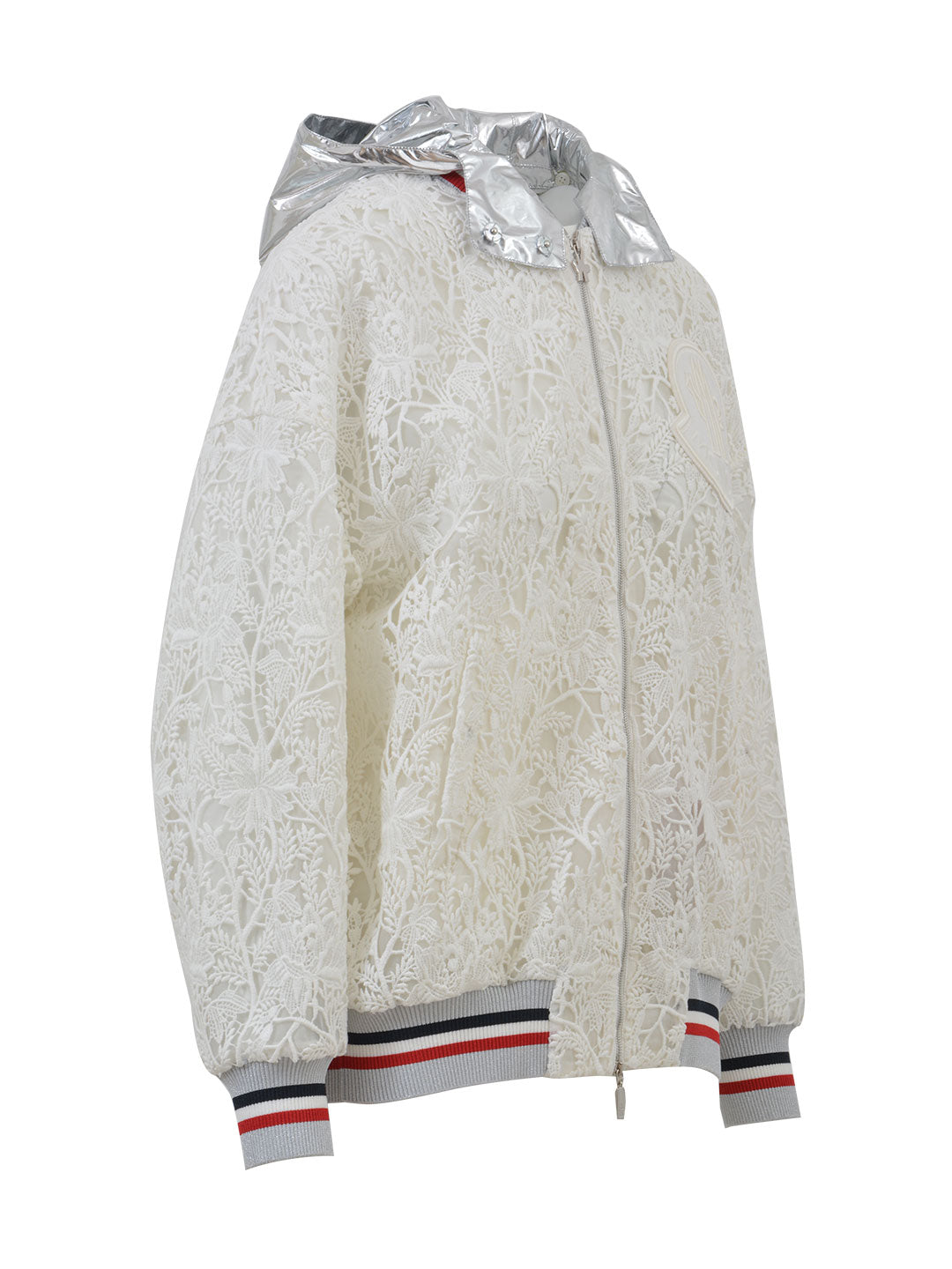 MONCLER Macramé Detail Jacket for Women - Size 0