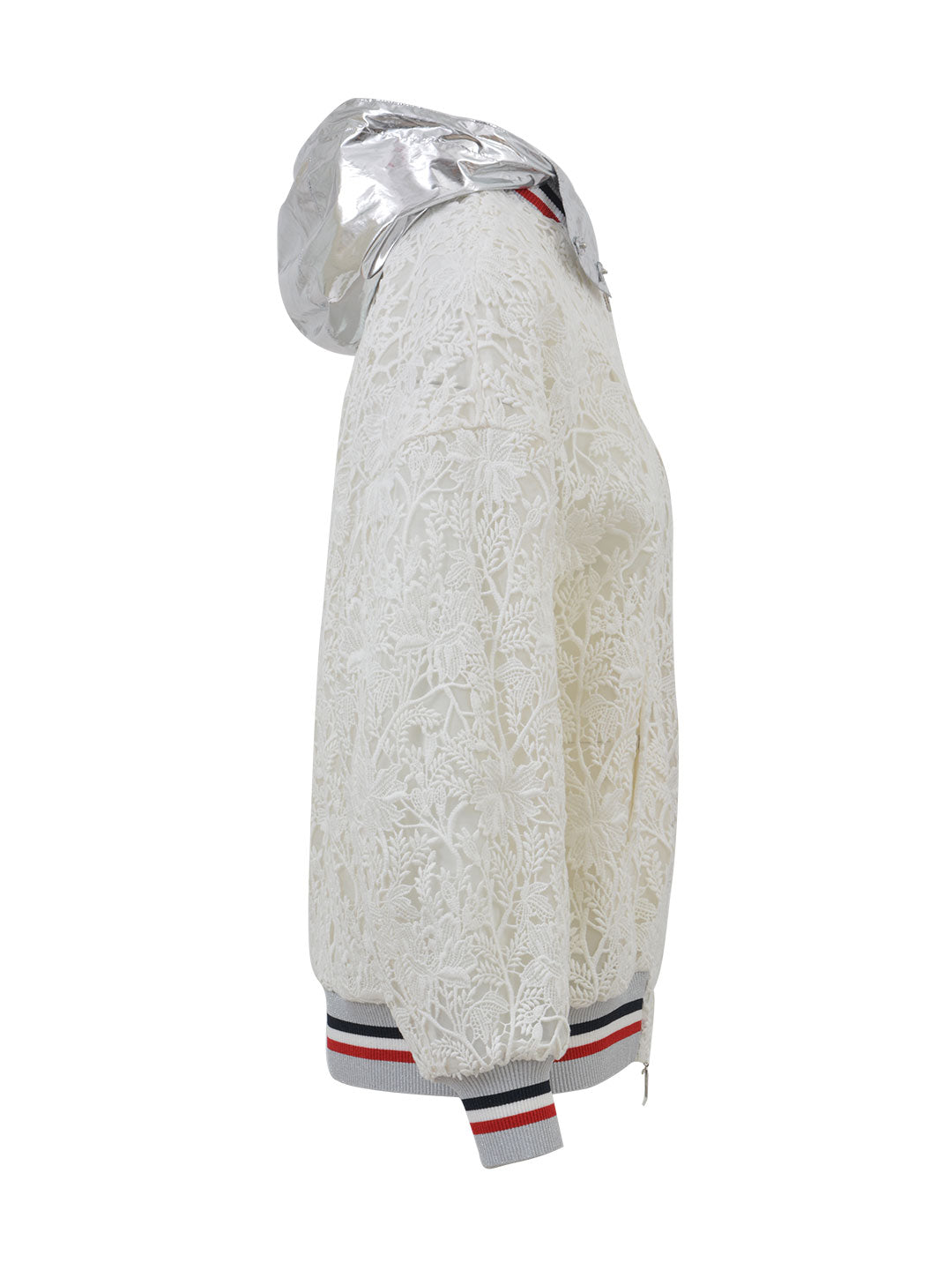 MONCLER Macramé Detail Jacket for Women - Size 0