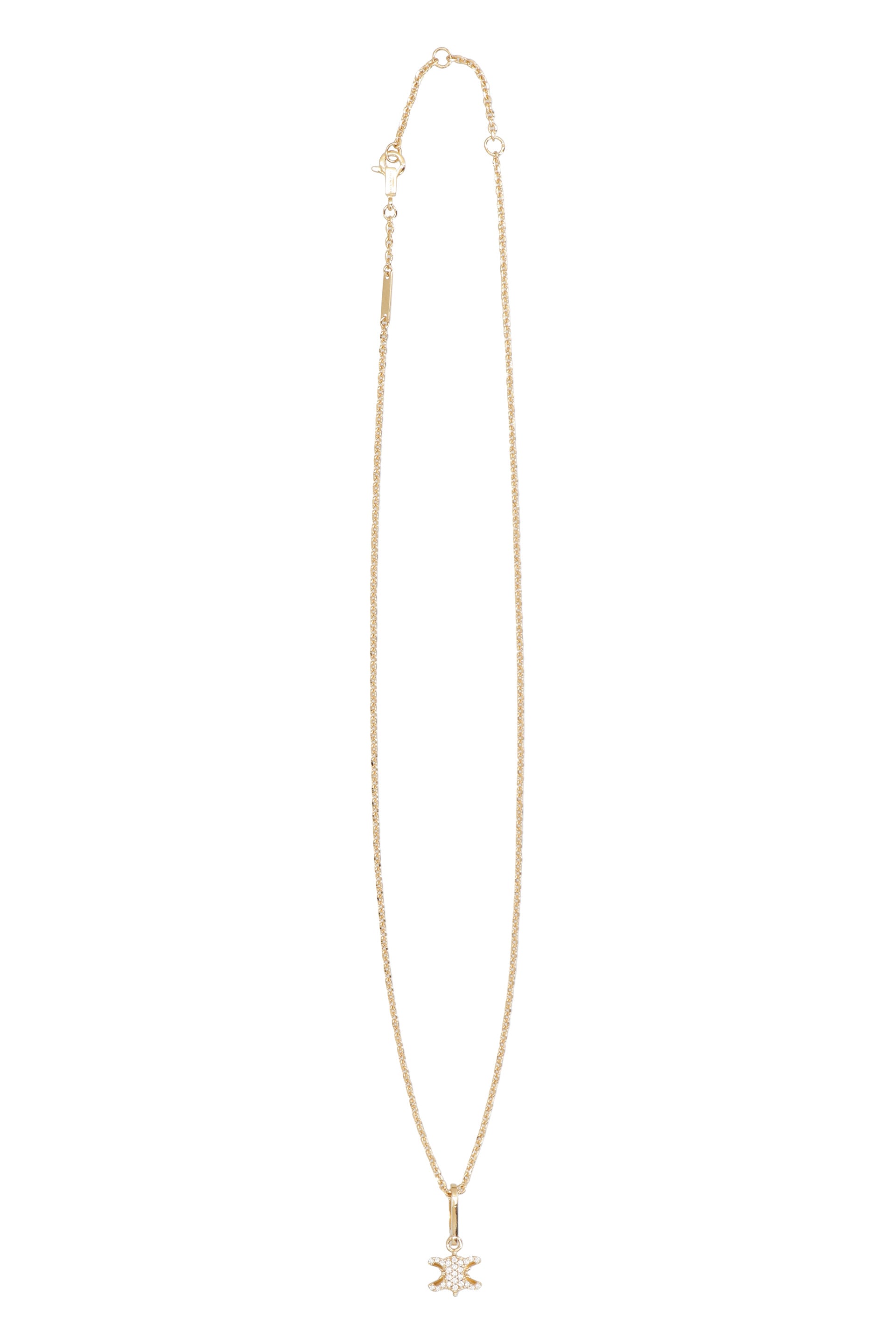 CELINE Triumph Solitaire Sparkle Necklace - 42cm