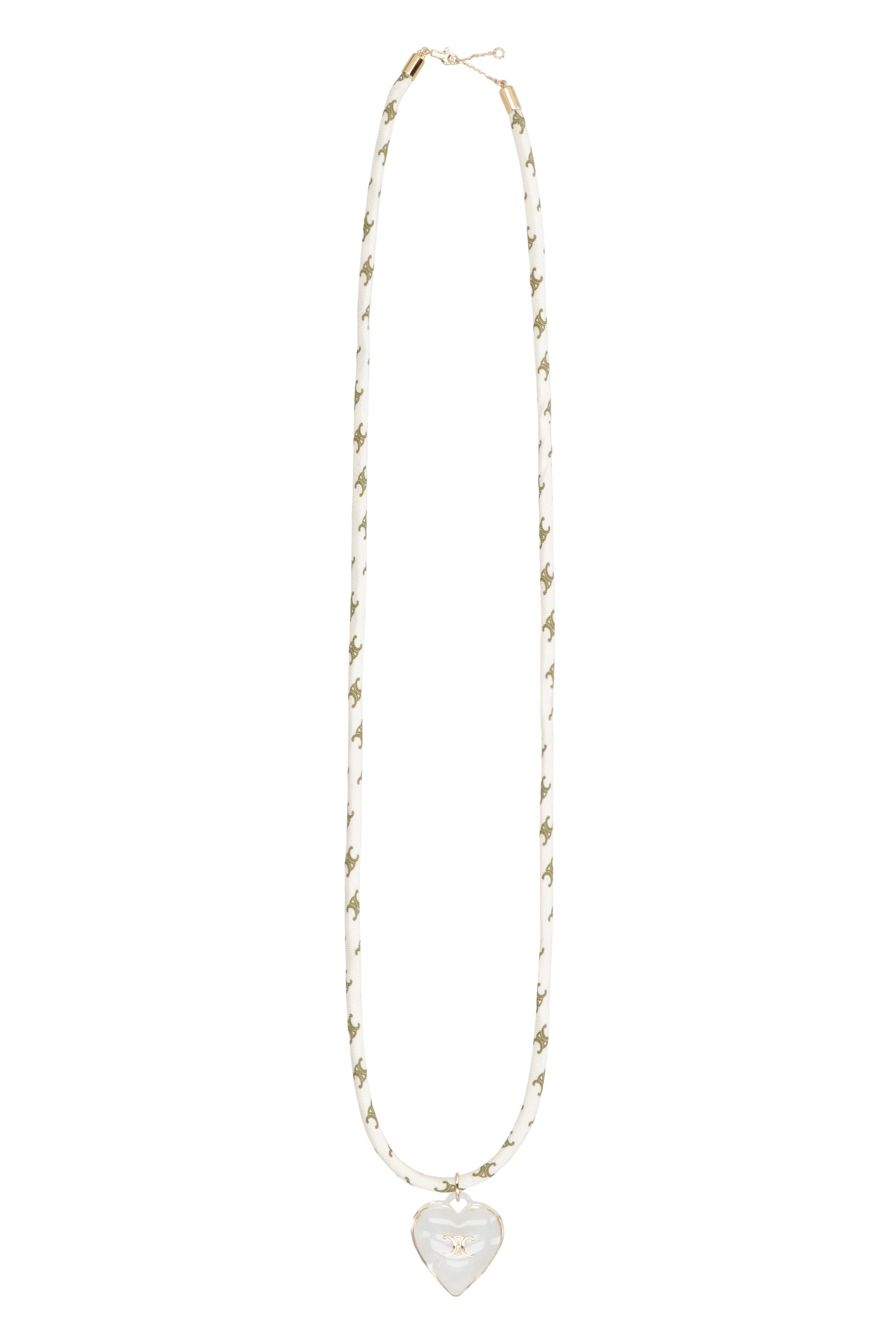 CELINE Triomphe Heart Necklace - Adjustable Length