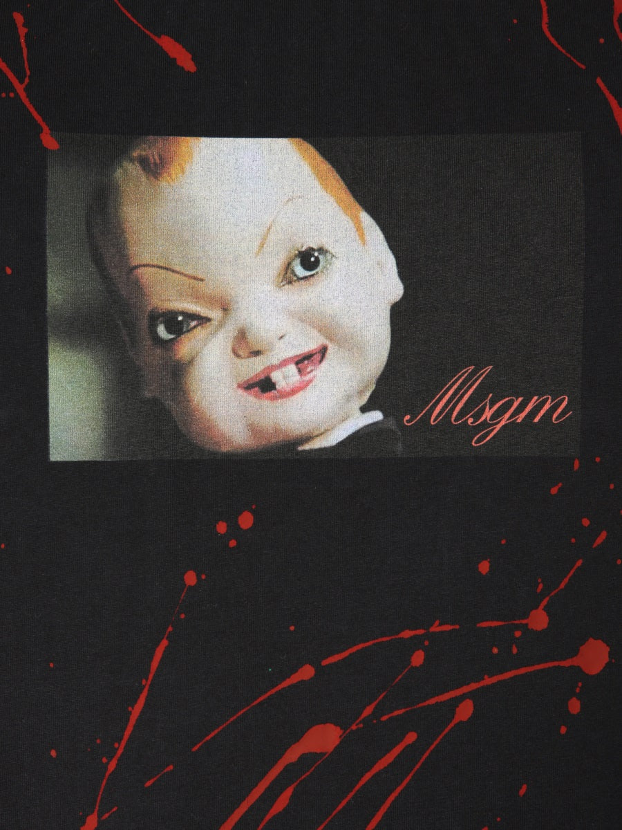 MSGM Classic Crew Neck T-Shirt for Men