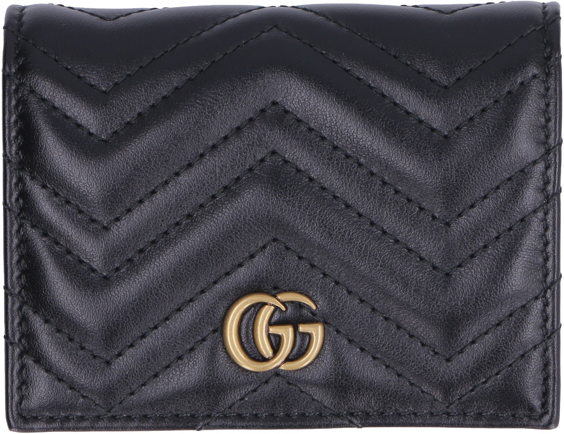 GUCCI Mini Chevron Pattern Wallet