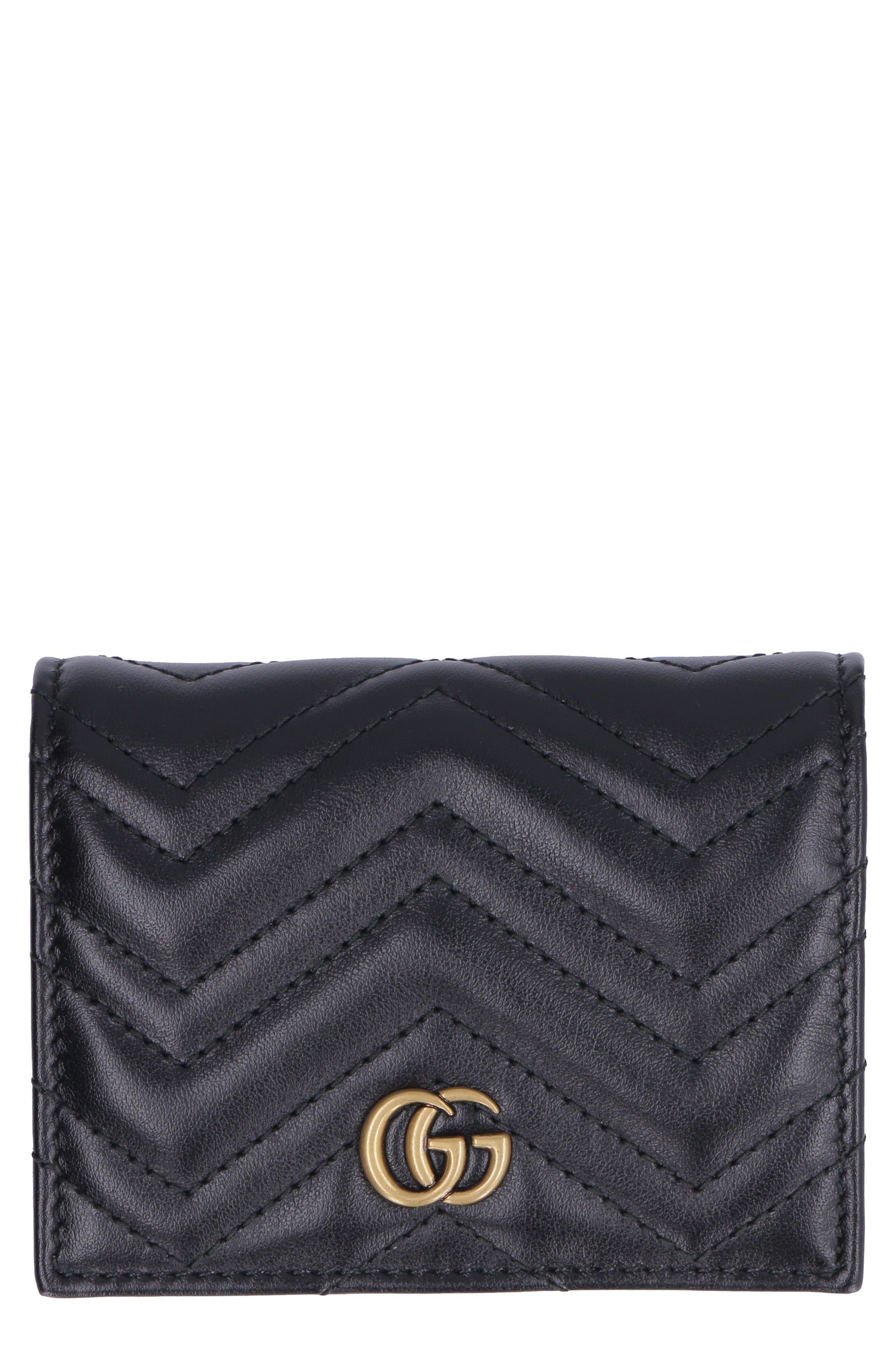 GUCCI Mini Chevron Pattern Wallet
