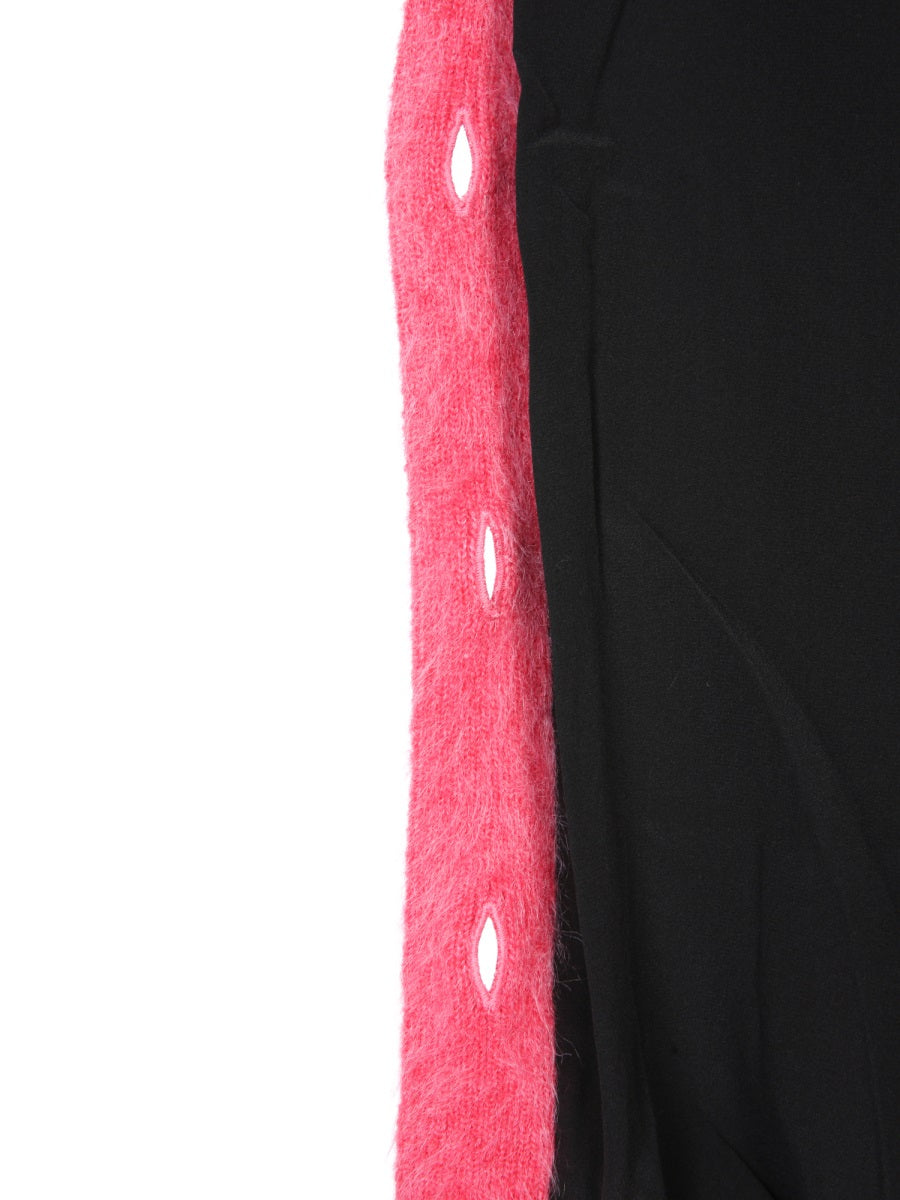 SAINT LAURENT Leopard Jacquard Cardigan