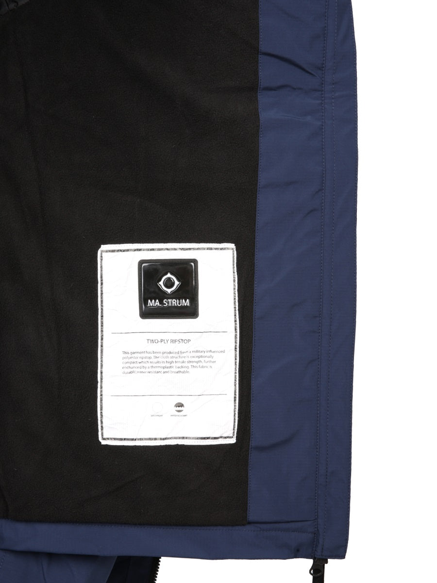 MA.STRUM Men's TPR Jacket with Pointed Collar