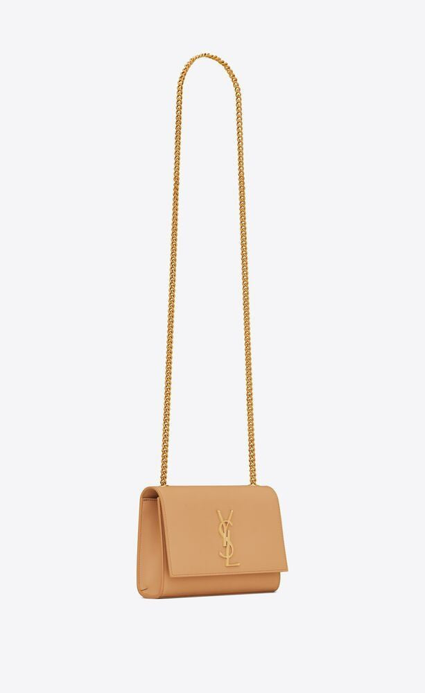 SAINT LAURENT Kate Logo Plaque Mini Shoulder Handbag