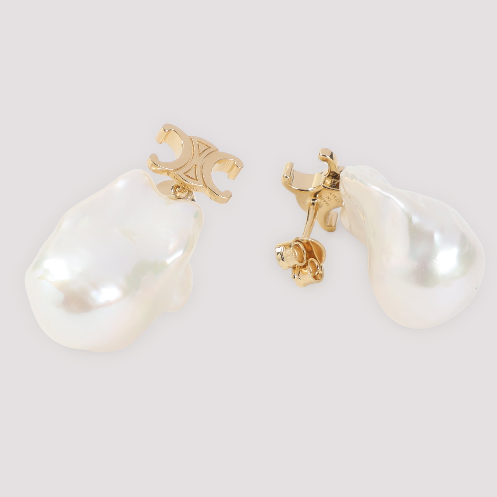 CELINE Elegant Pearl Earrings