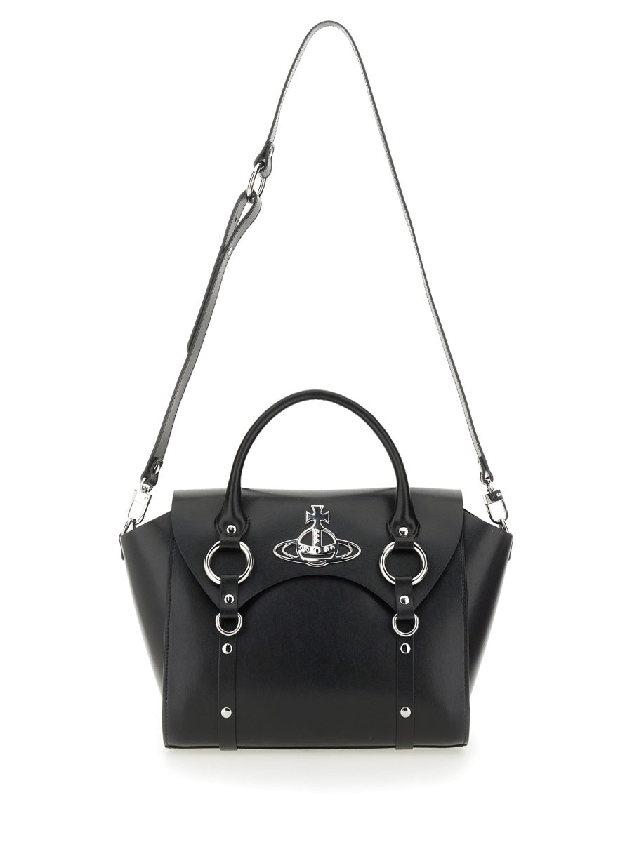 VIVIENNE WESTWOOD Elegant Cow Leather Handbag for Women - FW25 Collection