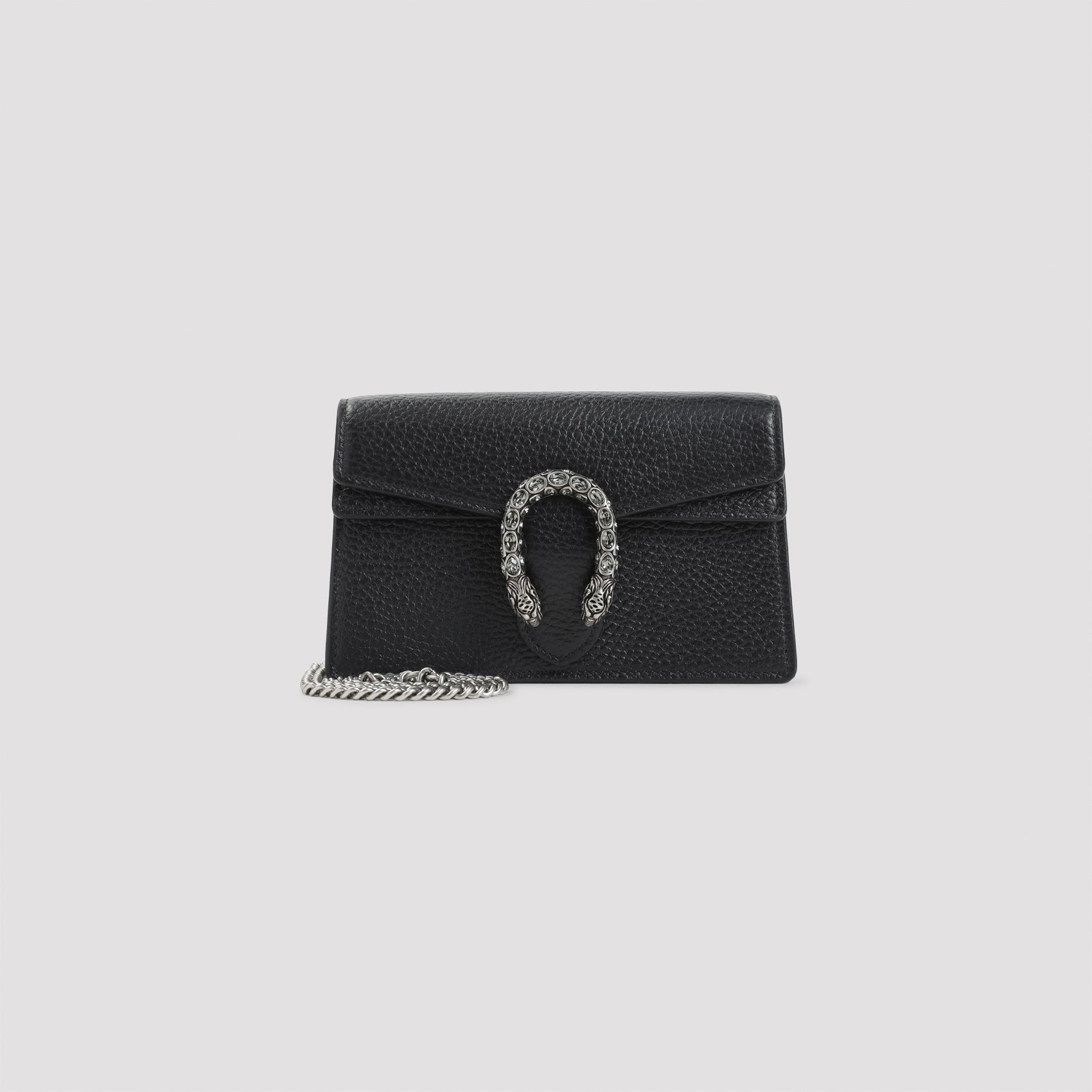 GUCCI Mini Leather Handbag with Crystal-Adorned Detail