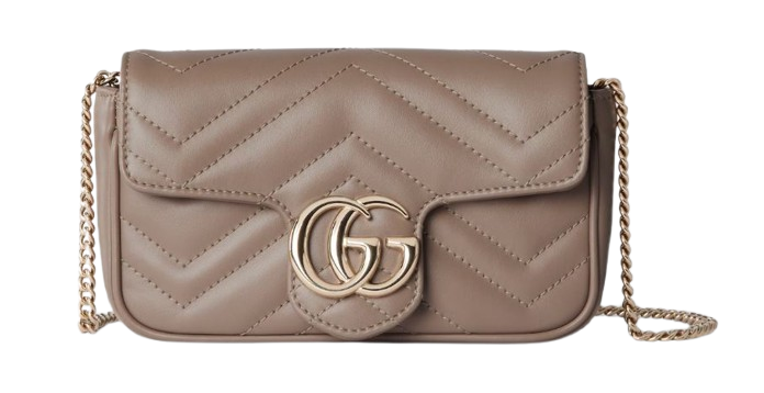 GUCCI Mini Leather Clutch with Supermini Lion Detail