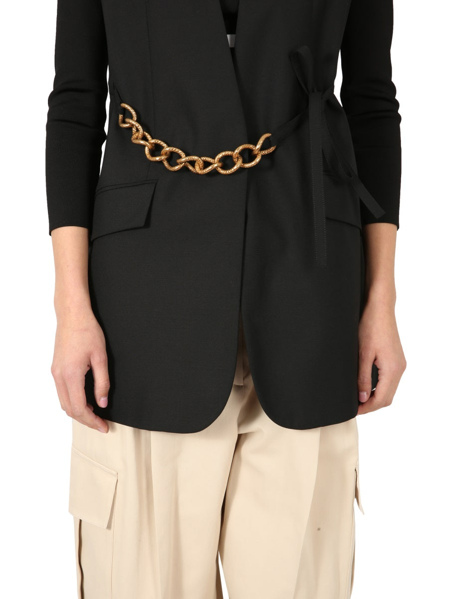 GIVENCHY Sleeveless V-Neck Jacket