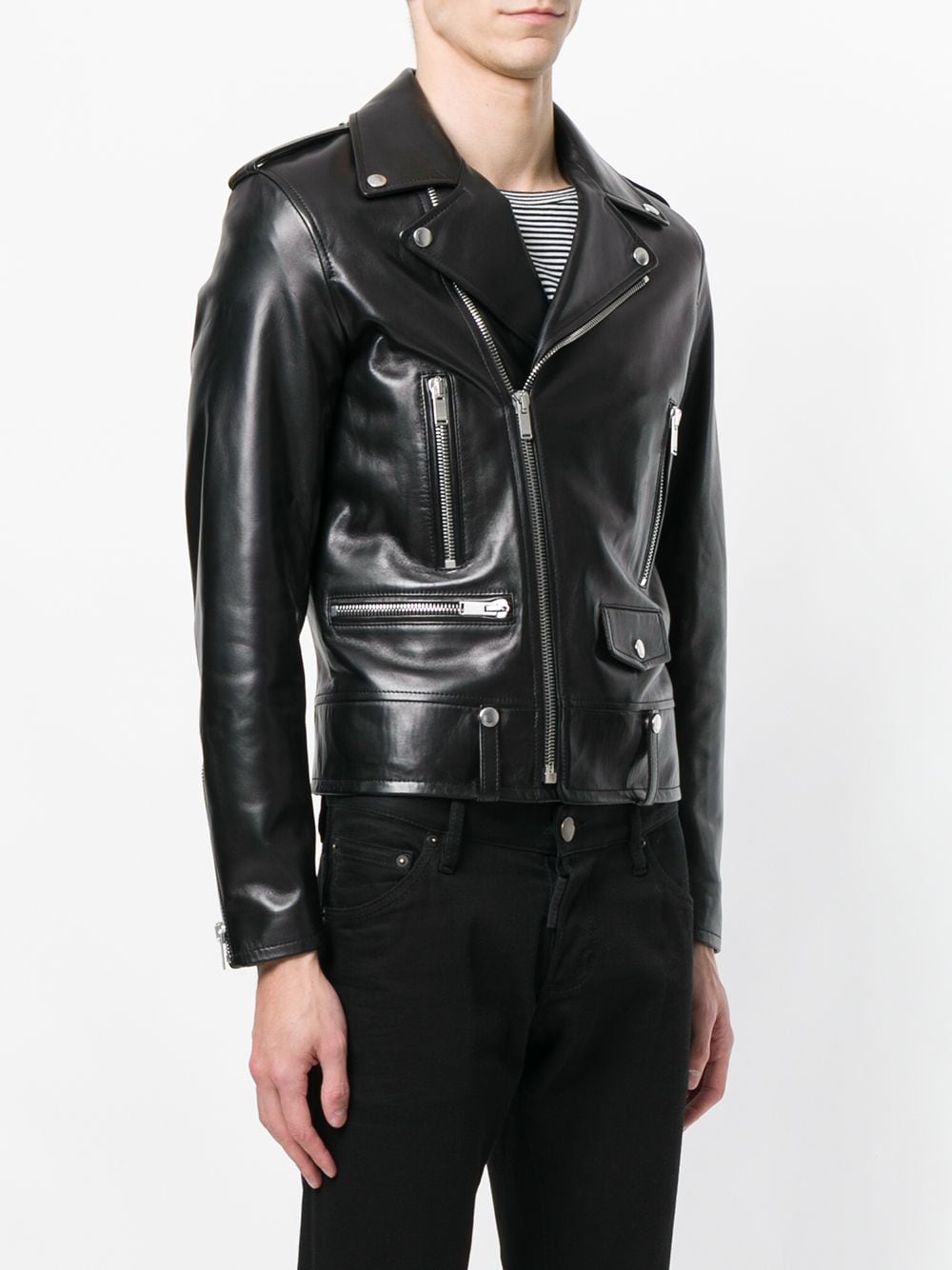 SAINT LAURENT Men's Classic Leather Jacket