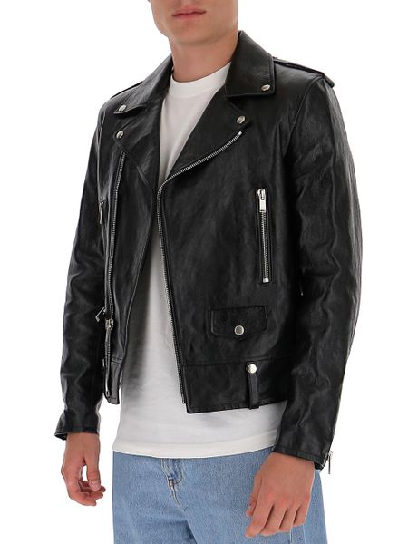 SAINT LAURENT Men's Biker Leather Jacket