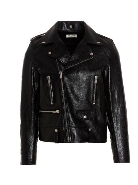 SAINT LAURENT Men's Biker Leather Jacket