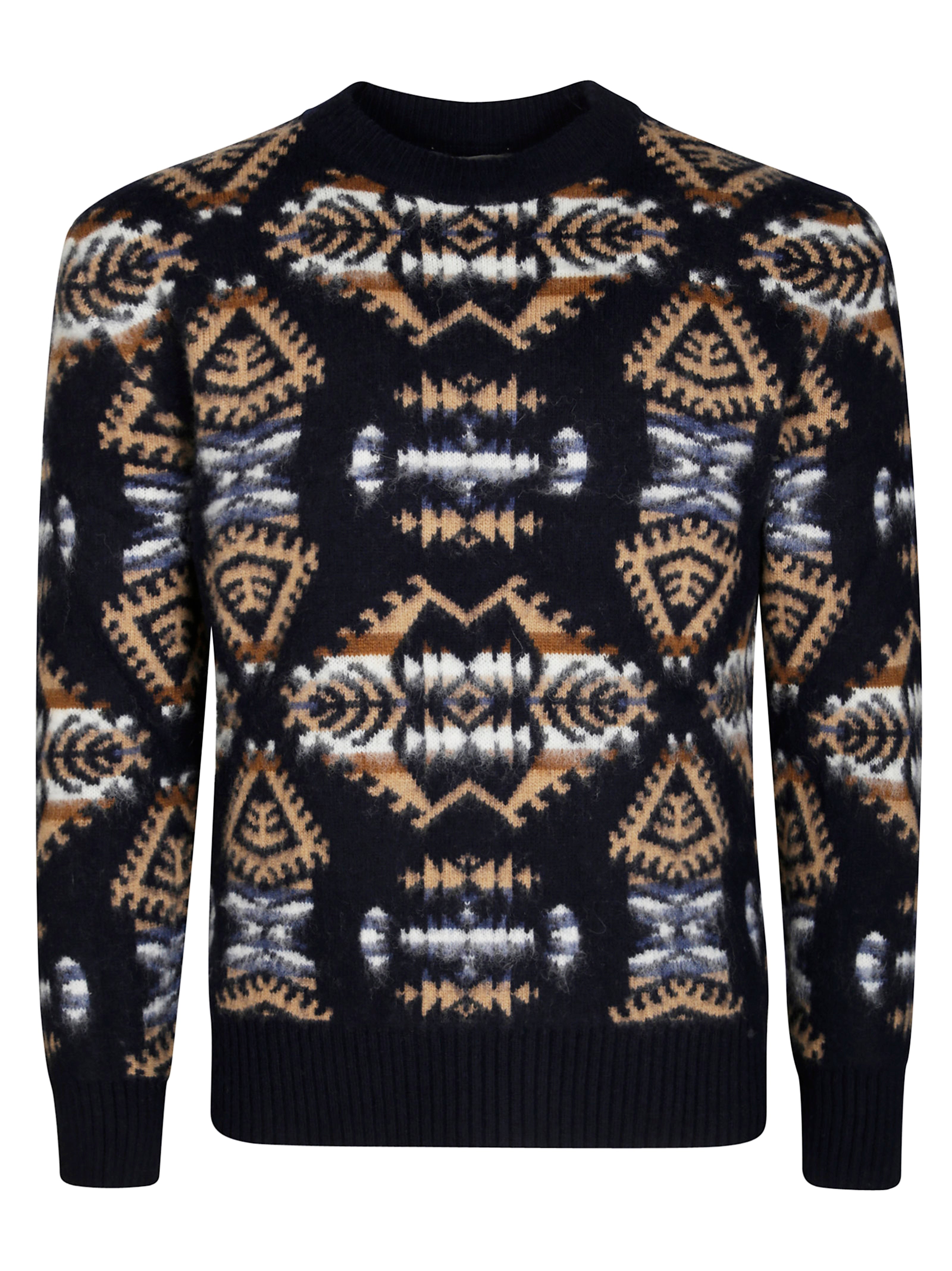 Altea Jacquard Crewneck Sweater