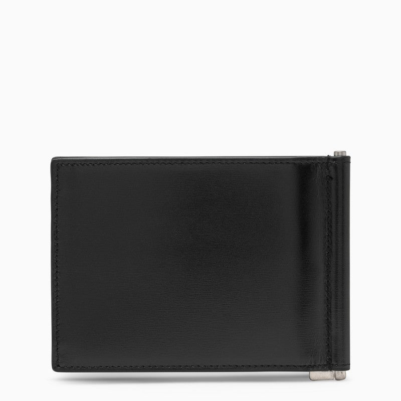 SAINT LAURENT Leather Card Holder - Mini Design for Men