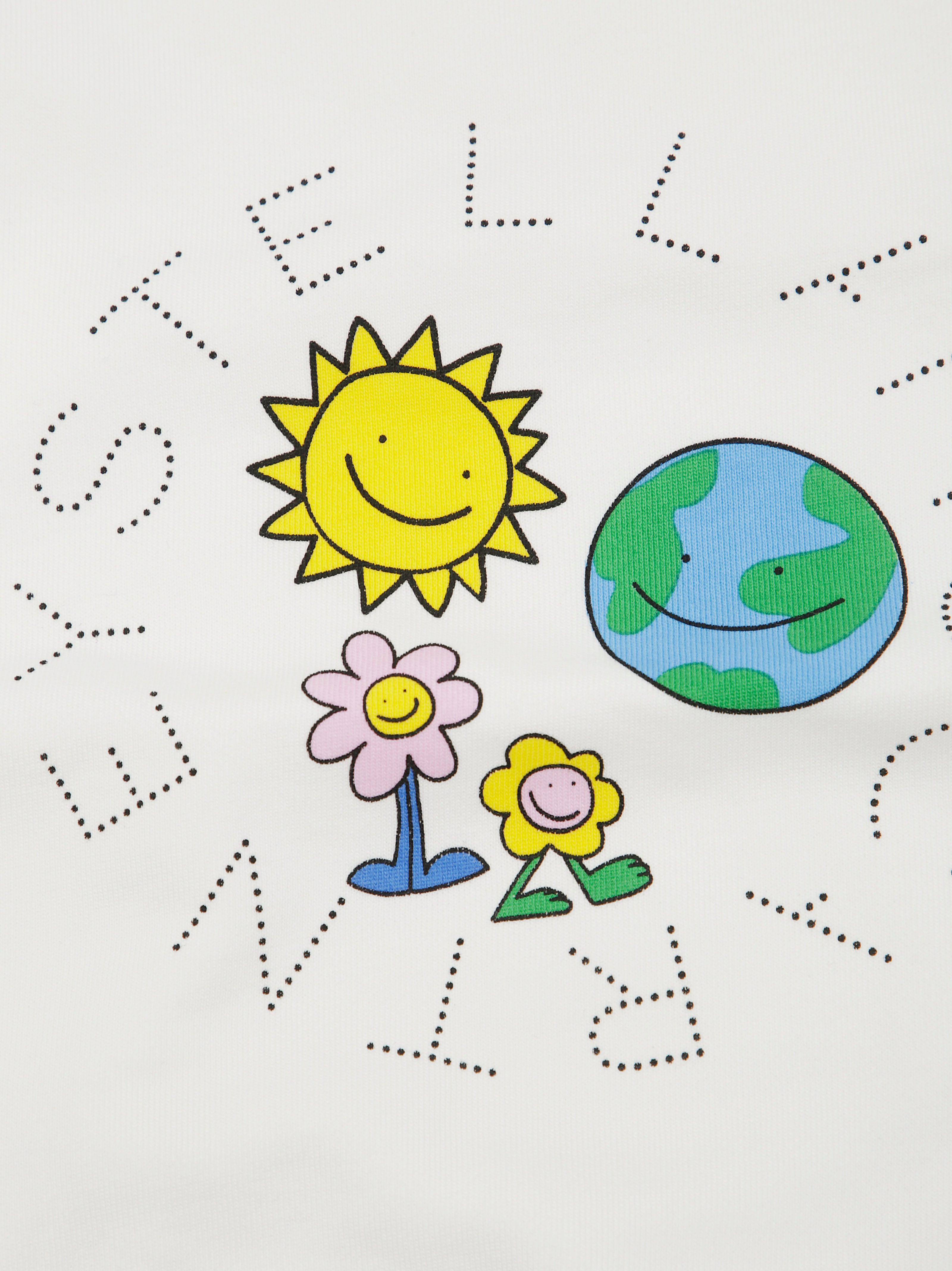 STELLA MC CARTNEY JUNIOR Mini Heart Print Sweatshirt