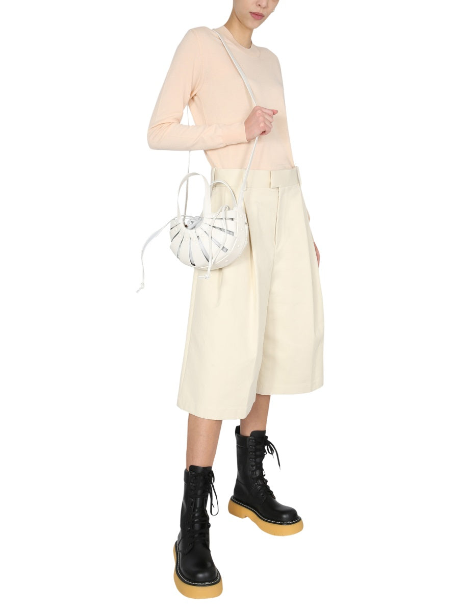 BOTTEGA VENETA Lightweight Long Sleeved Crew Neck Sweater for Women