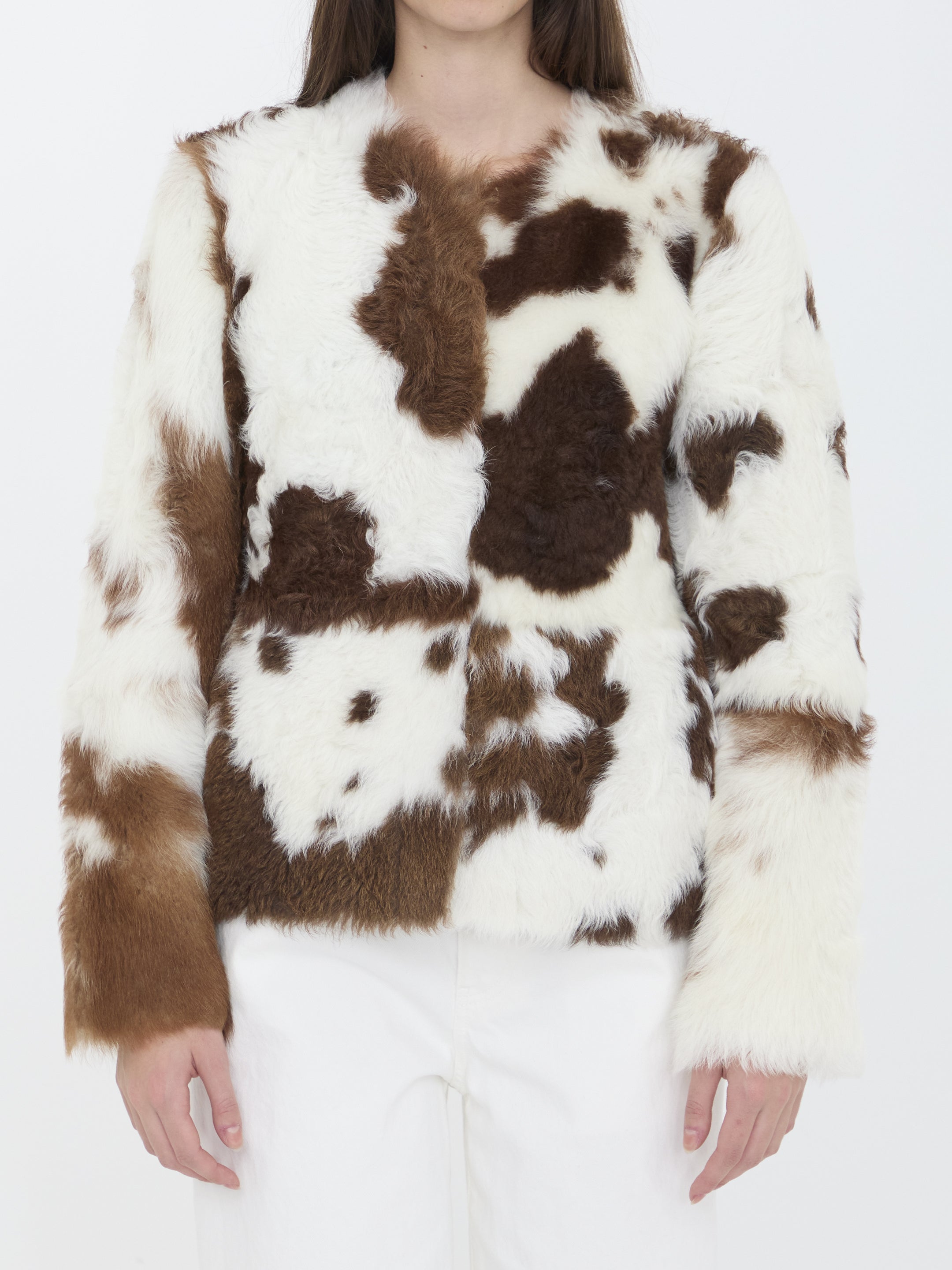 ZIMMERMANN Shearling Hypnotic Spot Jacket