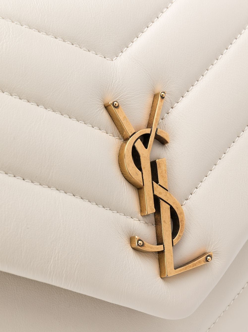 SAINT LAURENT Mini Logo Plaque Shoulder Handbag