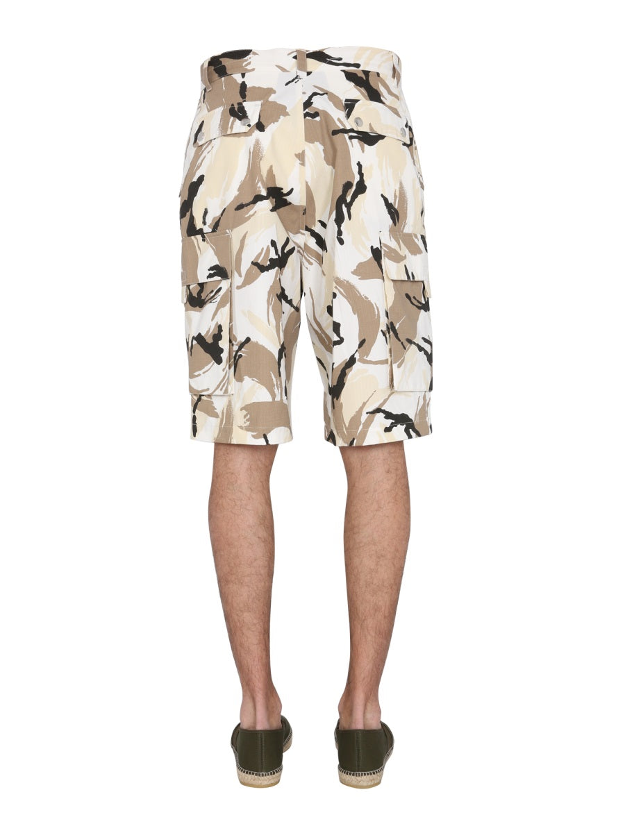 KENZO Tropical Camo Bermuda Shorts