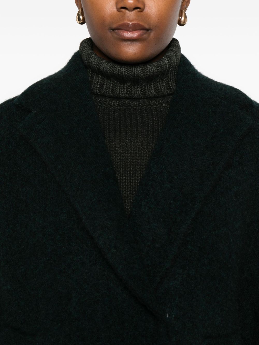 BOBOUTIC Women’s Double-Breasted Wool Jacket