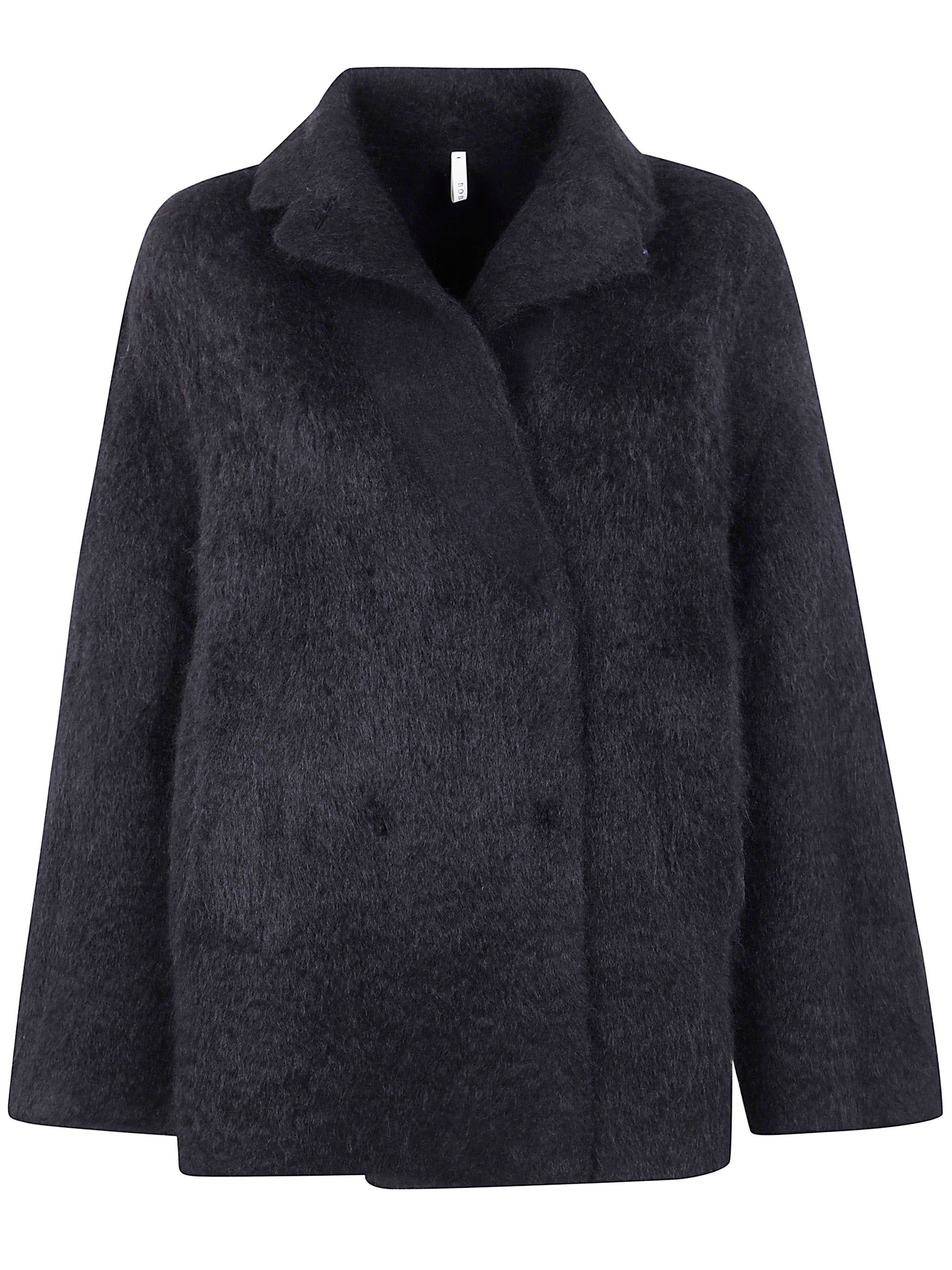 BOBOUTIC Double Breasted Fur Jacket