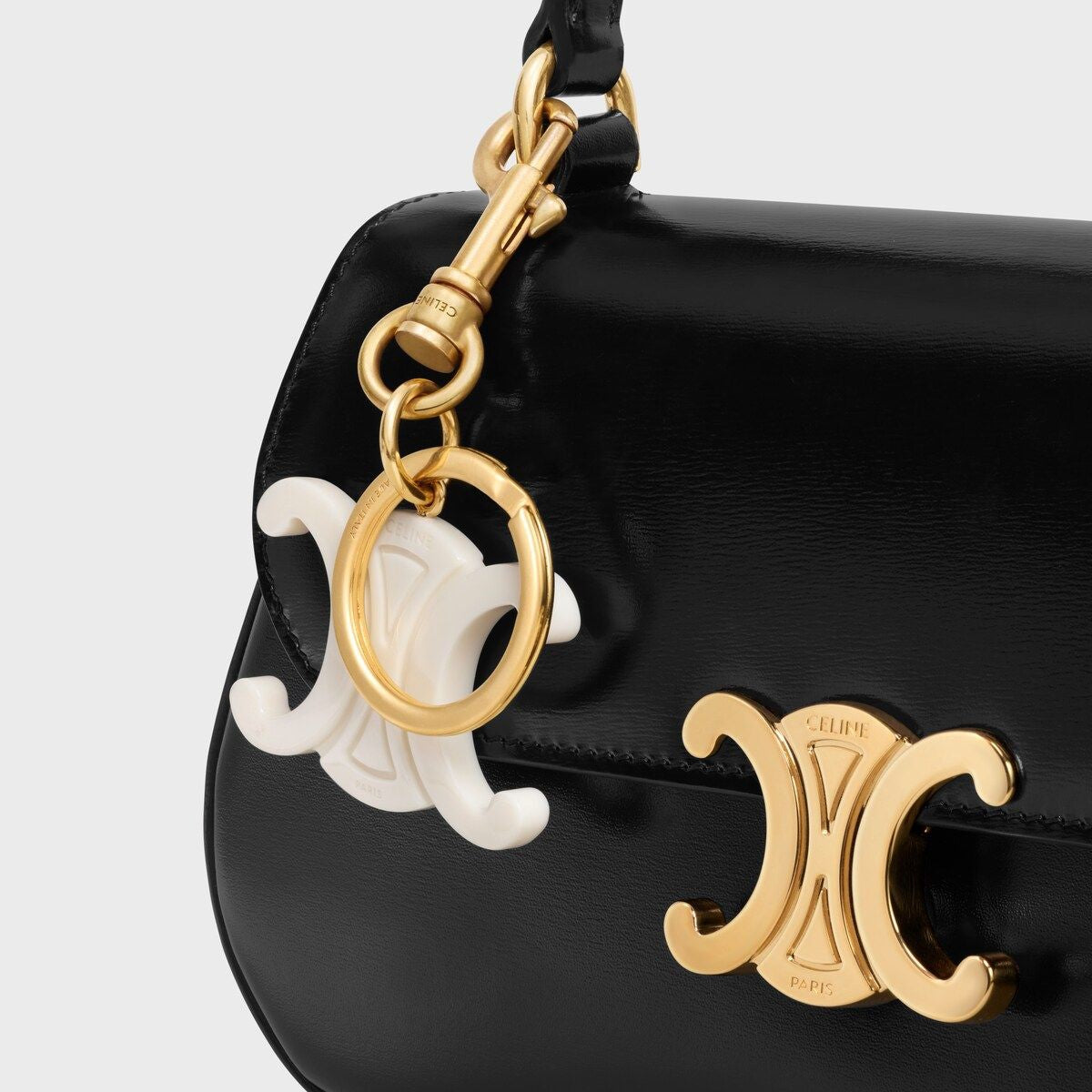 CELINE Mini Triomphe Keyring