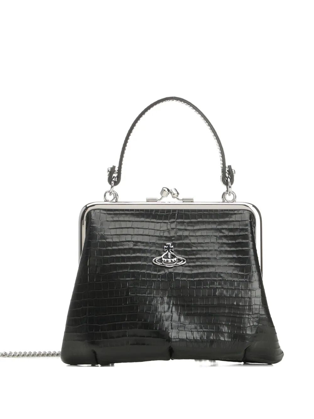 VIVIENNE WESTWOOD Crocodile-Effect Granny Frame Purse