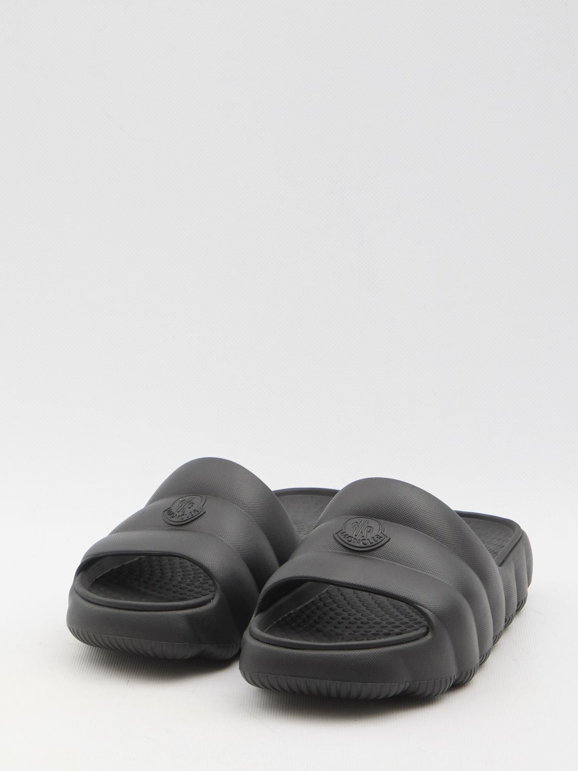 MONCLER Quilted Slide Sandals with Tonal Patch - Women's 4CM Sole