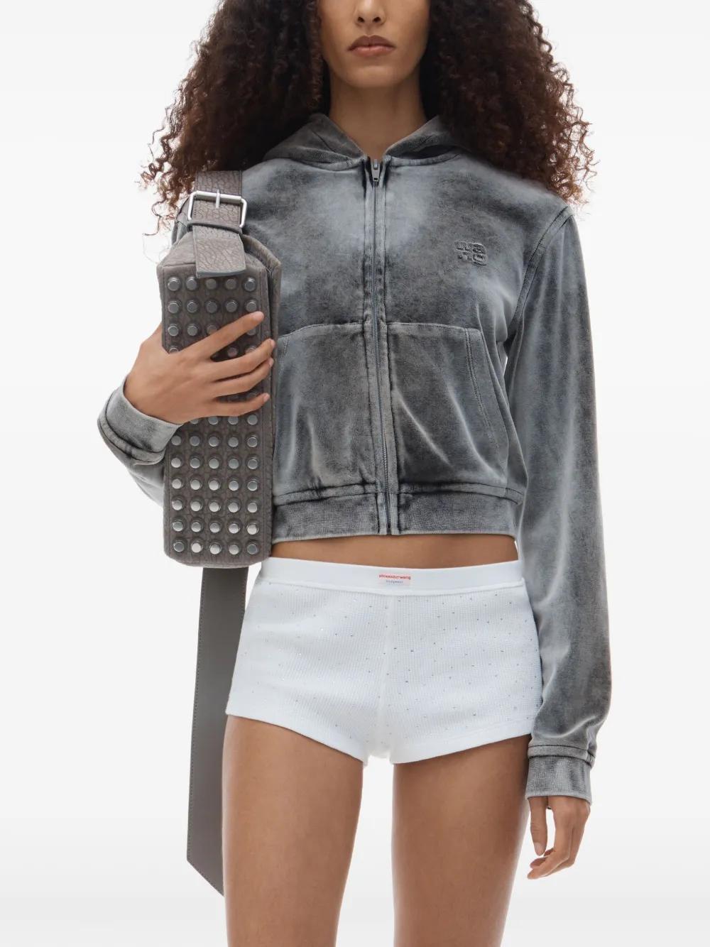 ALEXANDER WANG Washed Feather Cotton Coat for Women - Spring/Summer 2025