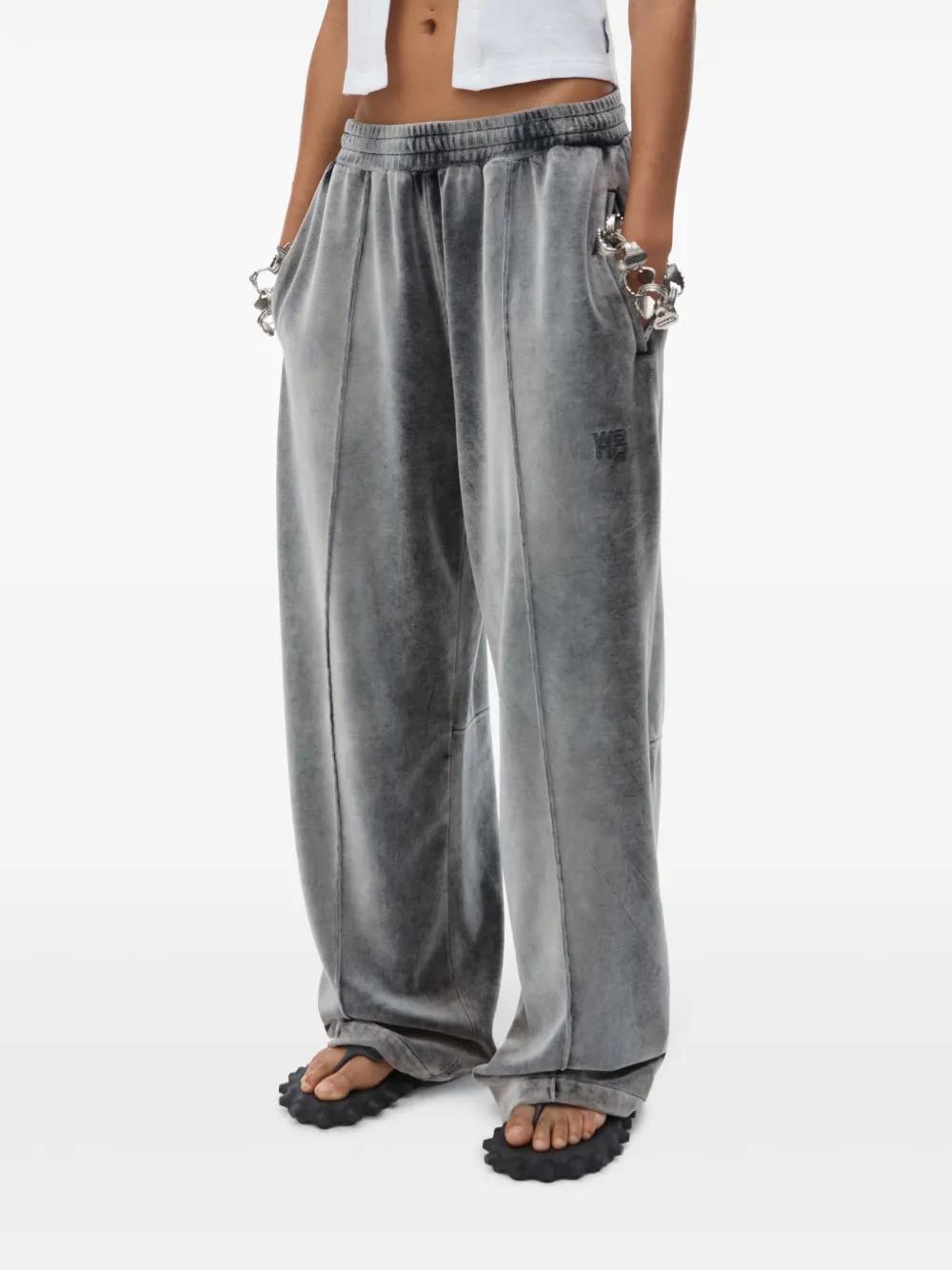 ALEXANDER WANG Washed Feather Cotton Trousers