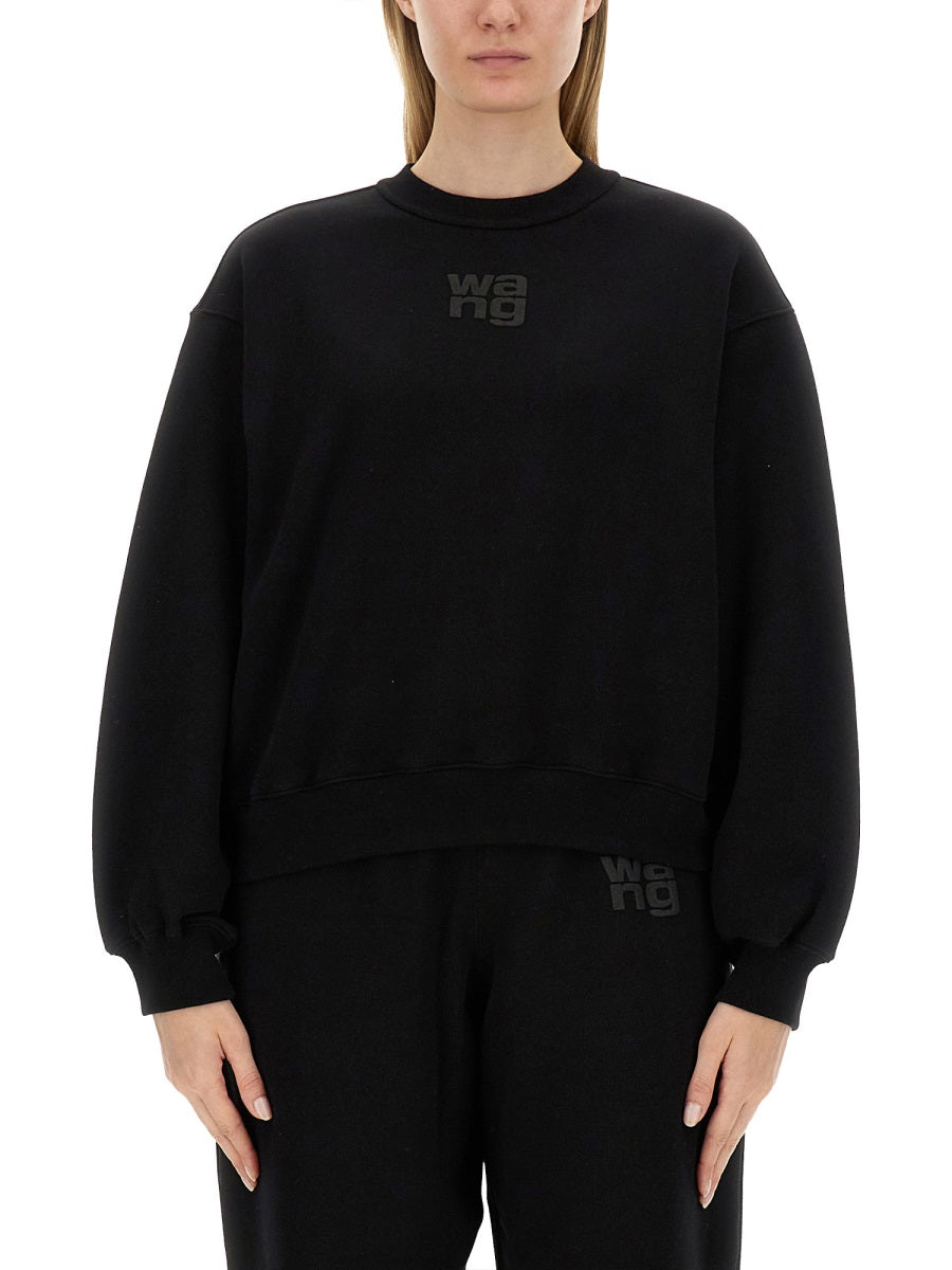 T BY ALEXANDER WANG Puff Logo Sweatshirt - Size S
