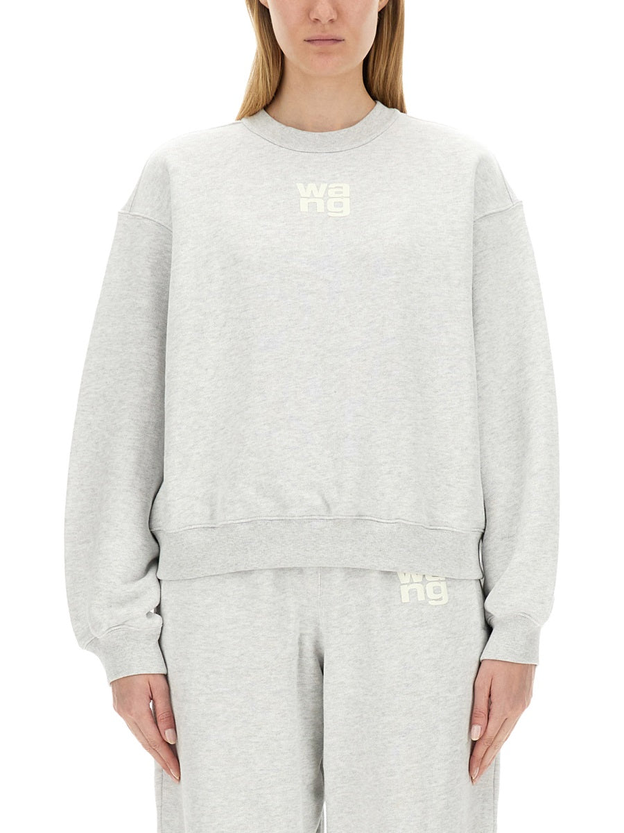 T BY ALEXANDER WANG Classic Logo Sweatshirt - Regular Fit