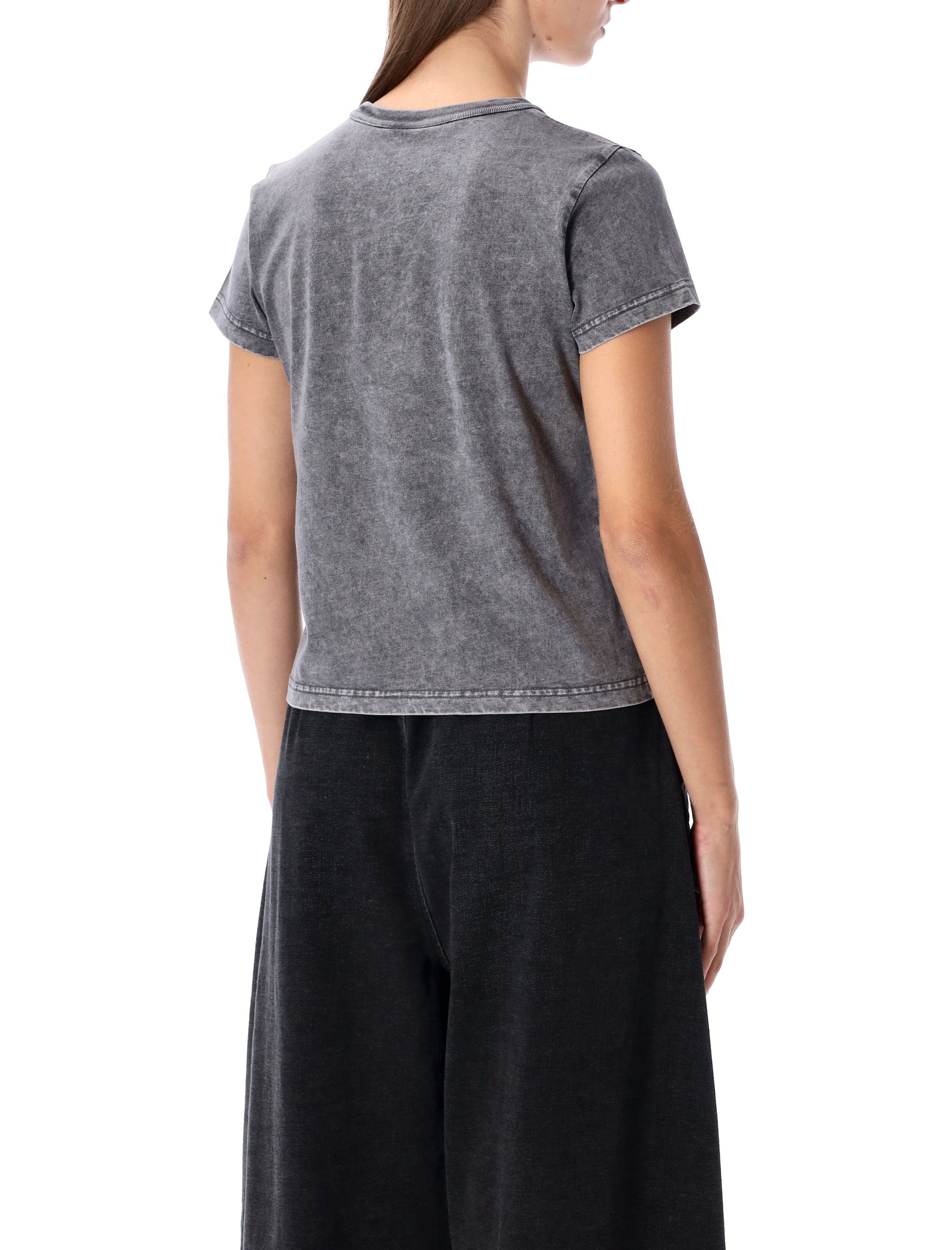 T BY ALEXANDER WANG Regular Fit Cotton T-Shirt with Logo