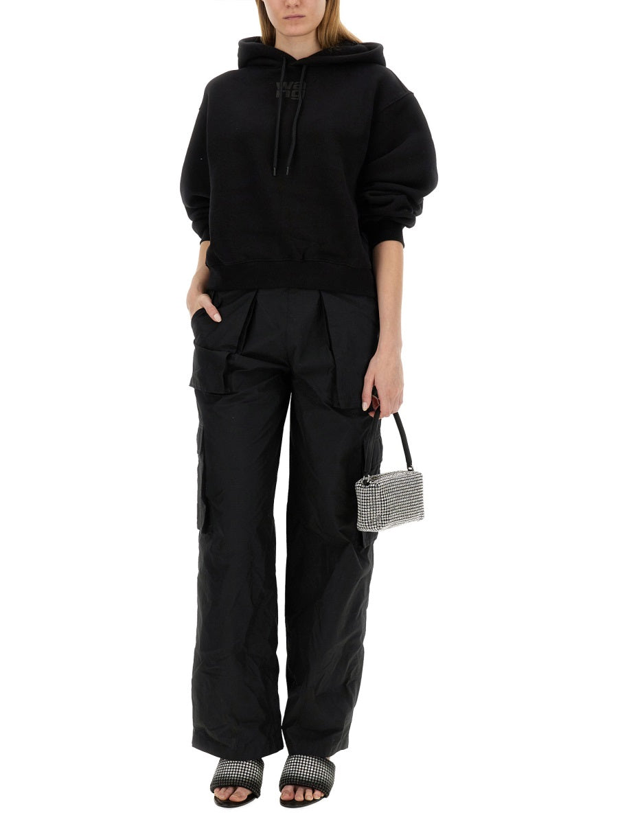 T BY ALEXANDER WANG Oversized Logo Sweatshirt - Size S